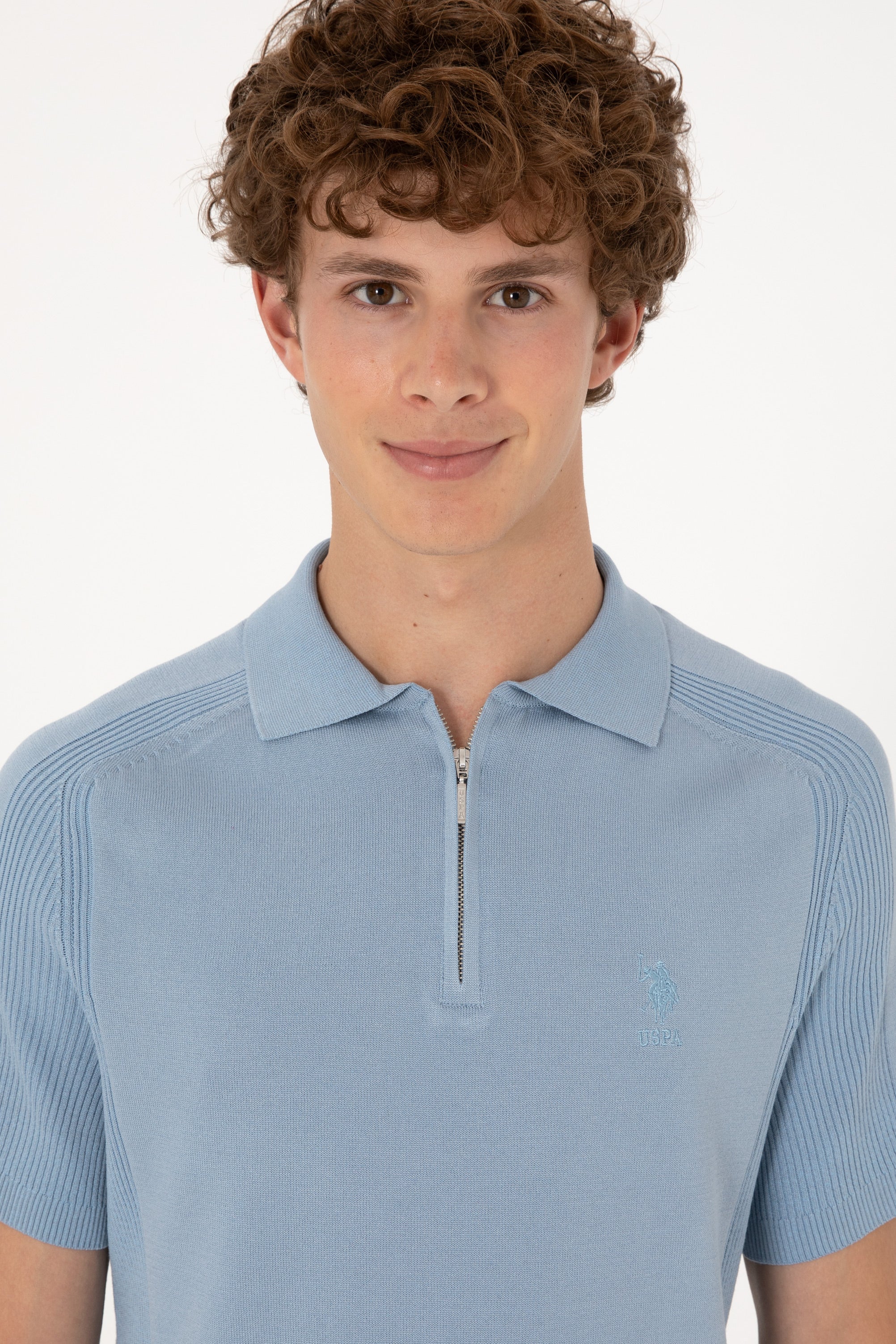 KNITTED JUMPER HELIN-K BLUE - Image 2
