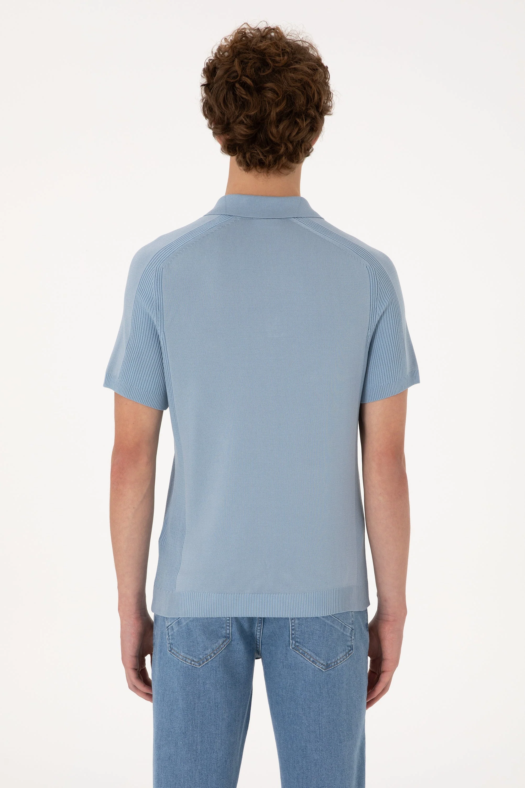 KNITTED JUMPER HELIN-K BLUE - Image 6
