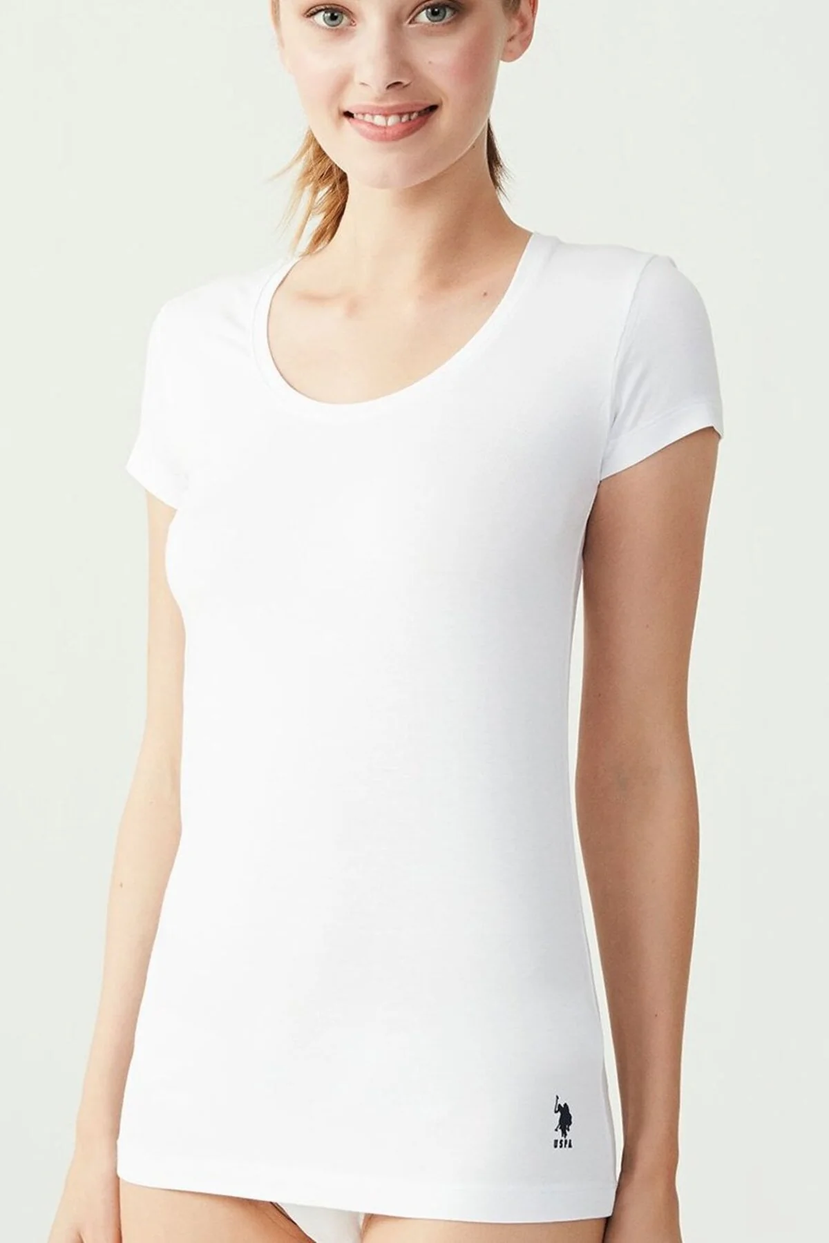 STRETCH MODAL DEEP CUT T-SHIRT