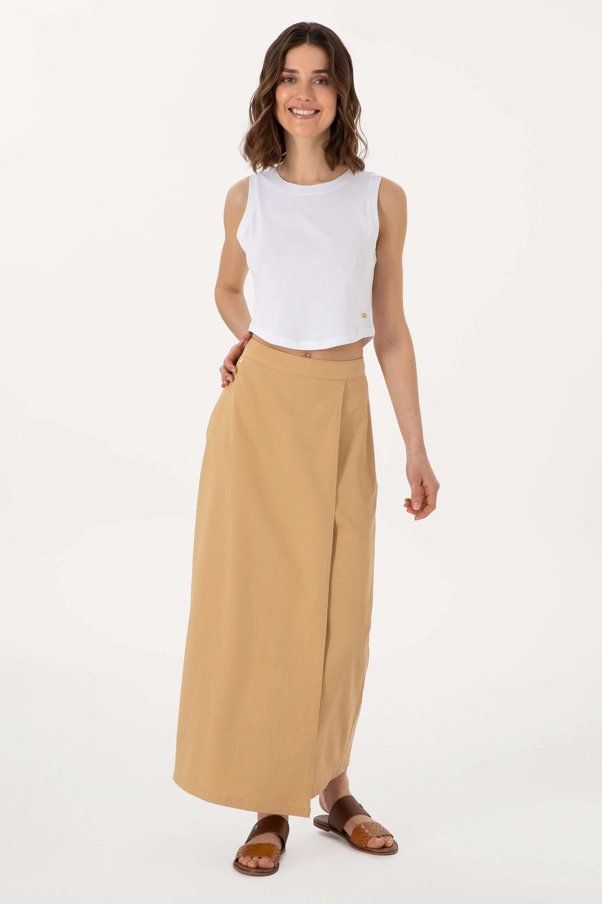 CASUAL SKIRT LUNET CAMEL - Image 3