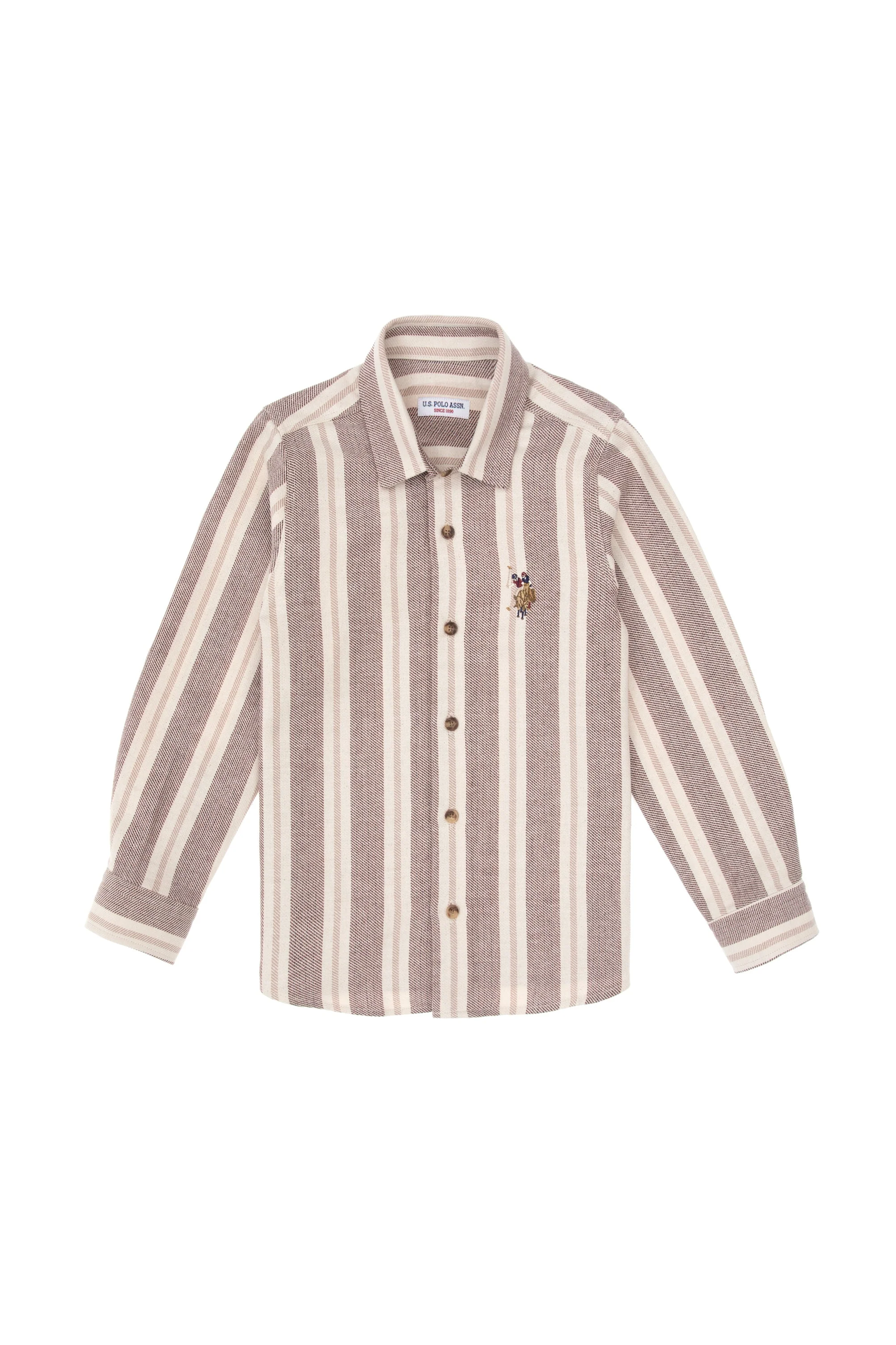 CHEMISE A MANCHES LONGUES BISCUIT POUR GARCON - Image 3