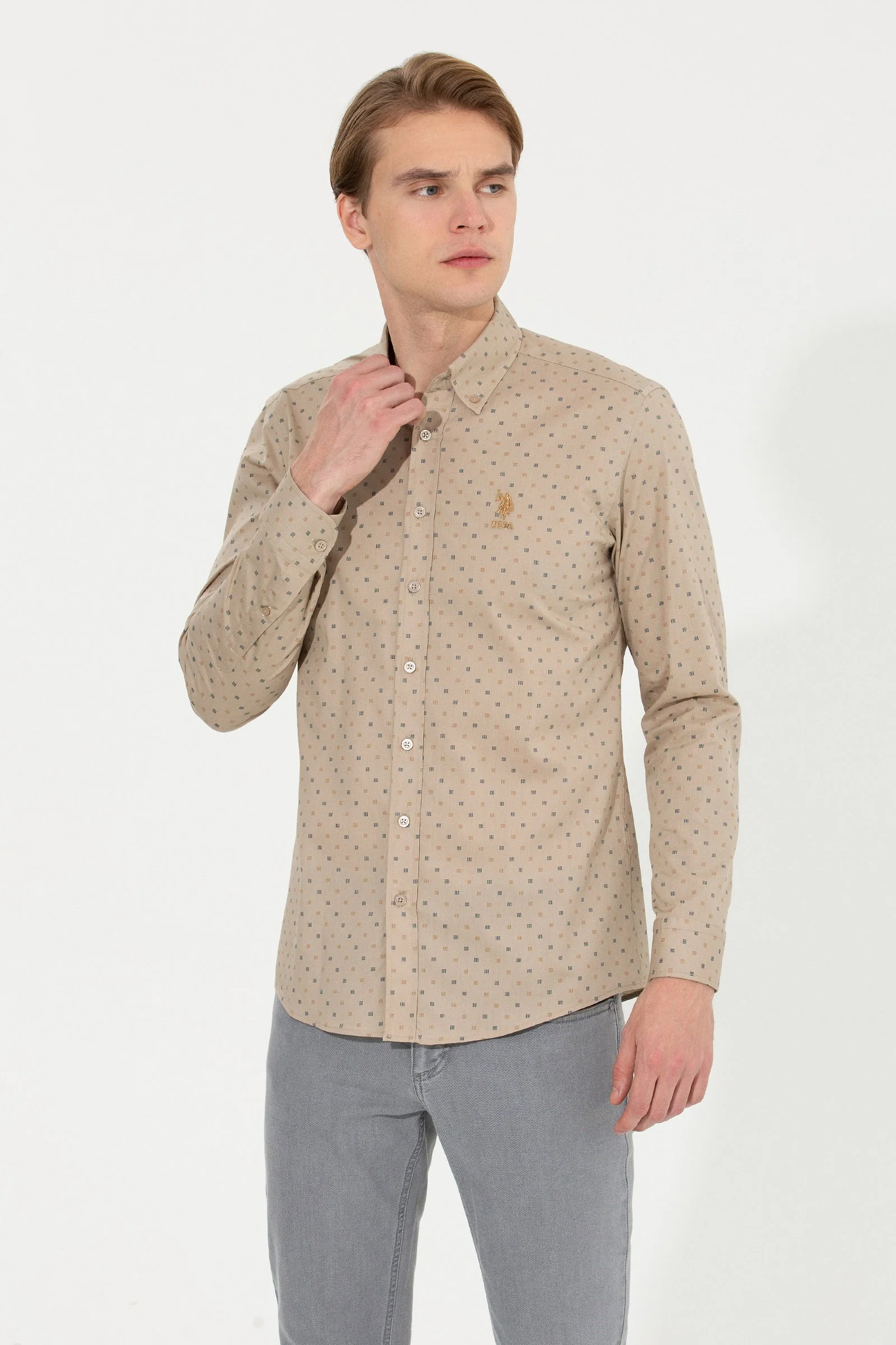CHEMISE BEIGE ISMO