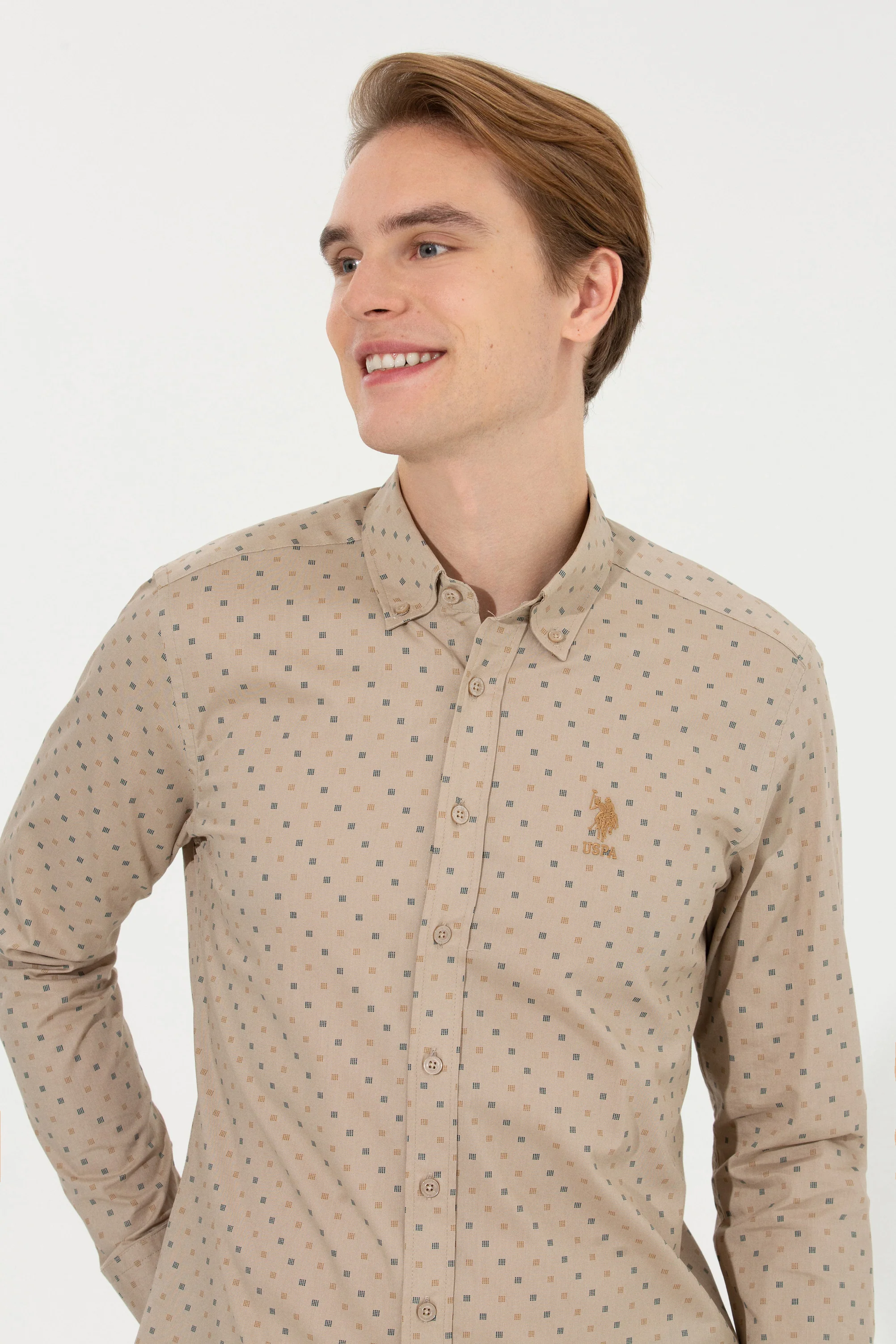CHEMISE BEIGE ISMO - Image 2