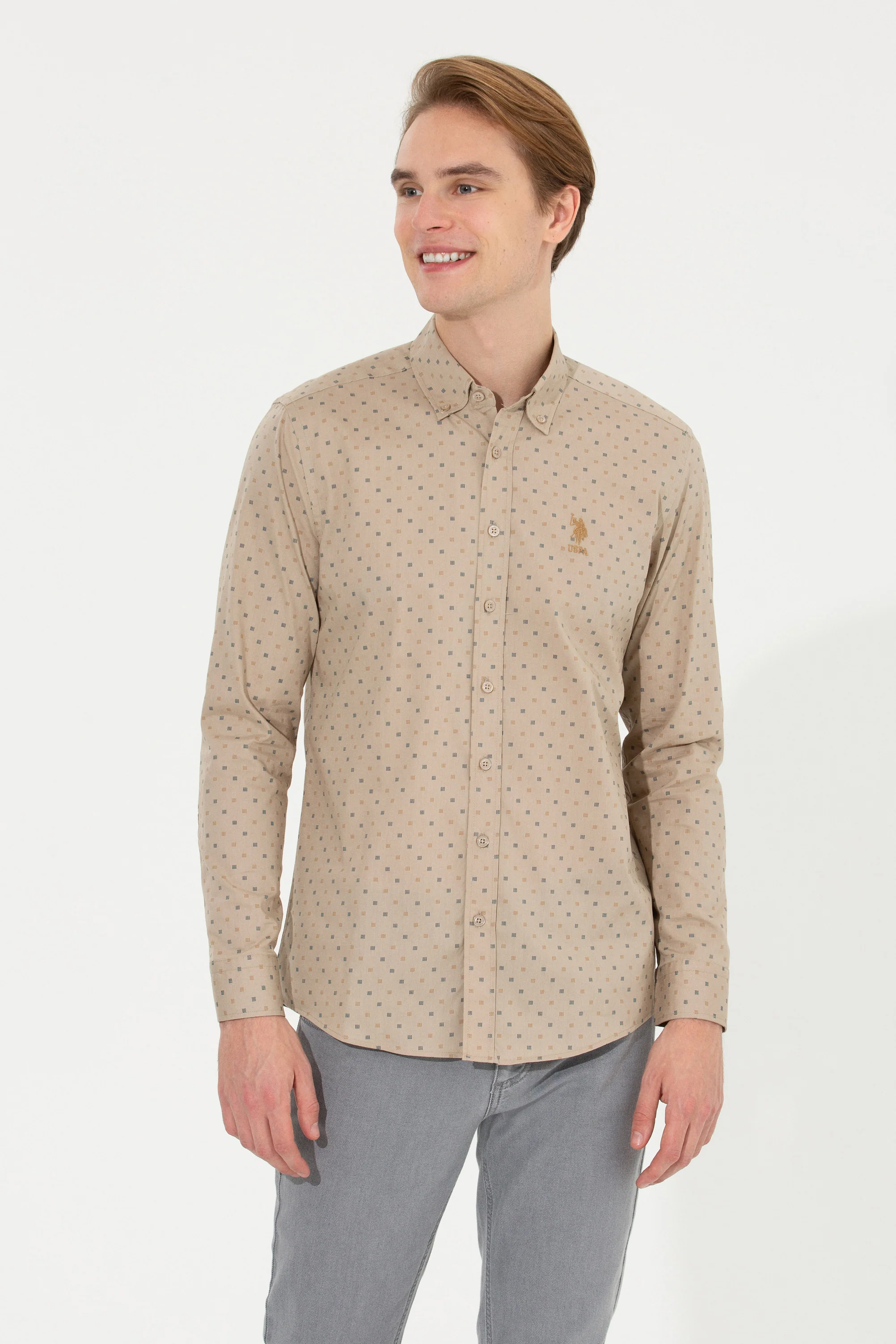 CHEMISE BEIGE ISMO - Image 3