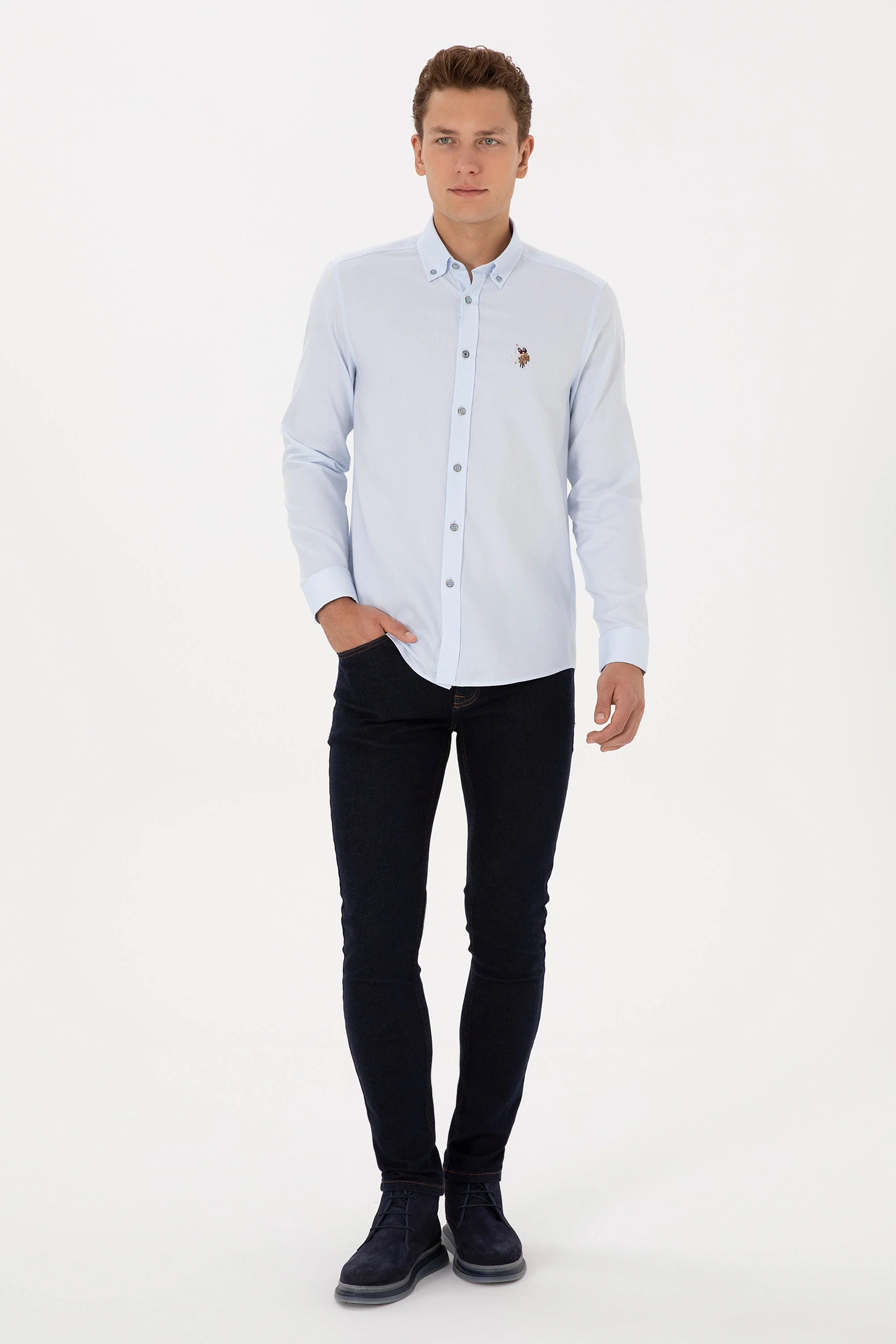CHEMISE CEDCOLOR BLUE LIGHT - Image 4