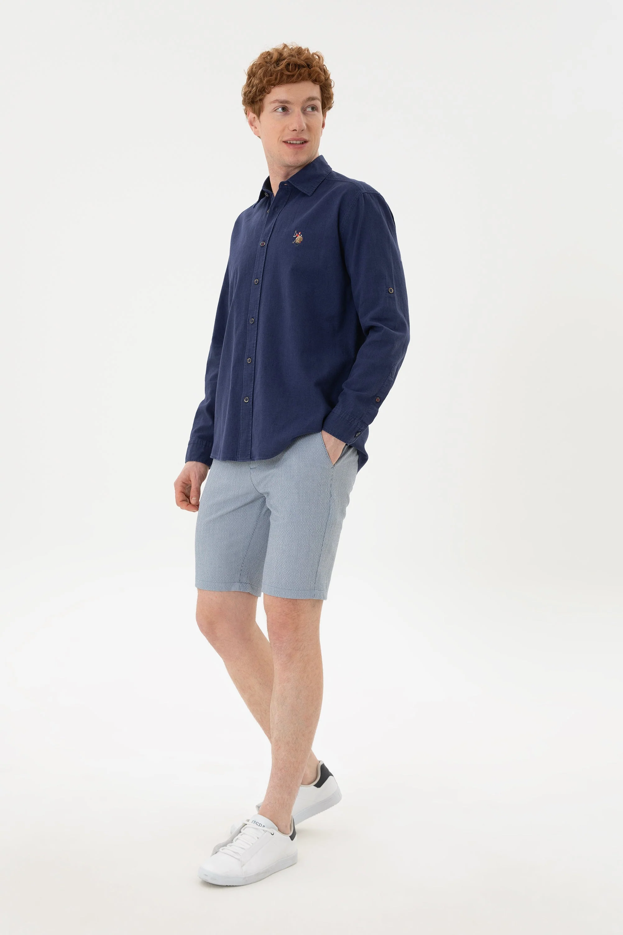 CHEMISE ENZO BLEU MARINE POUR HOMME - Image 5