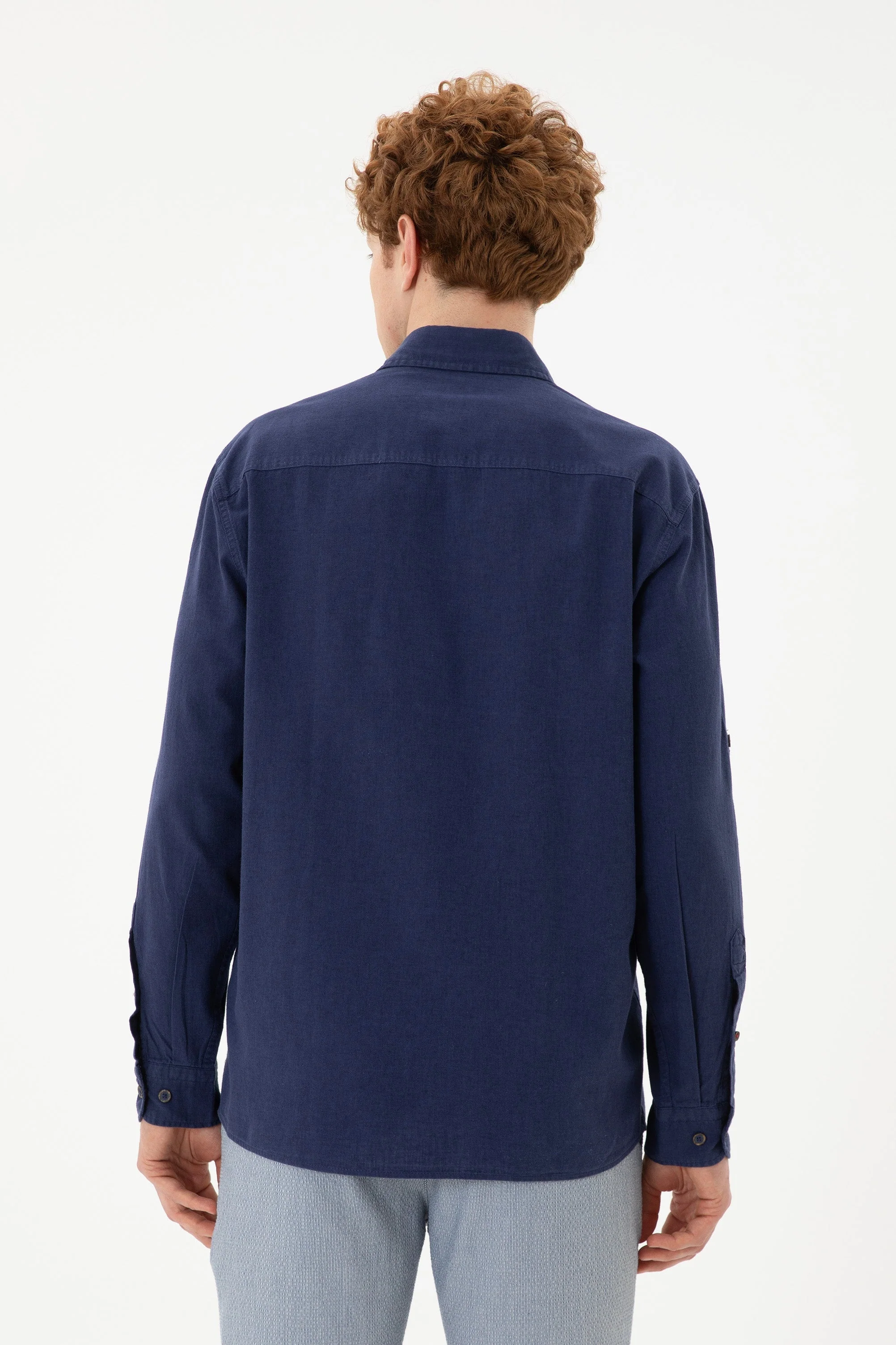 CHEMISE ENZO BLEU MARINE POUR HOMME - Image 6