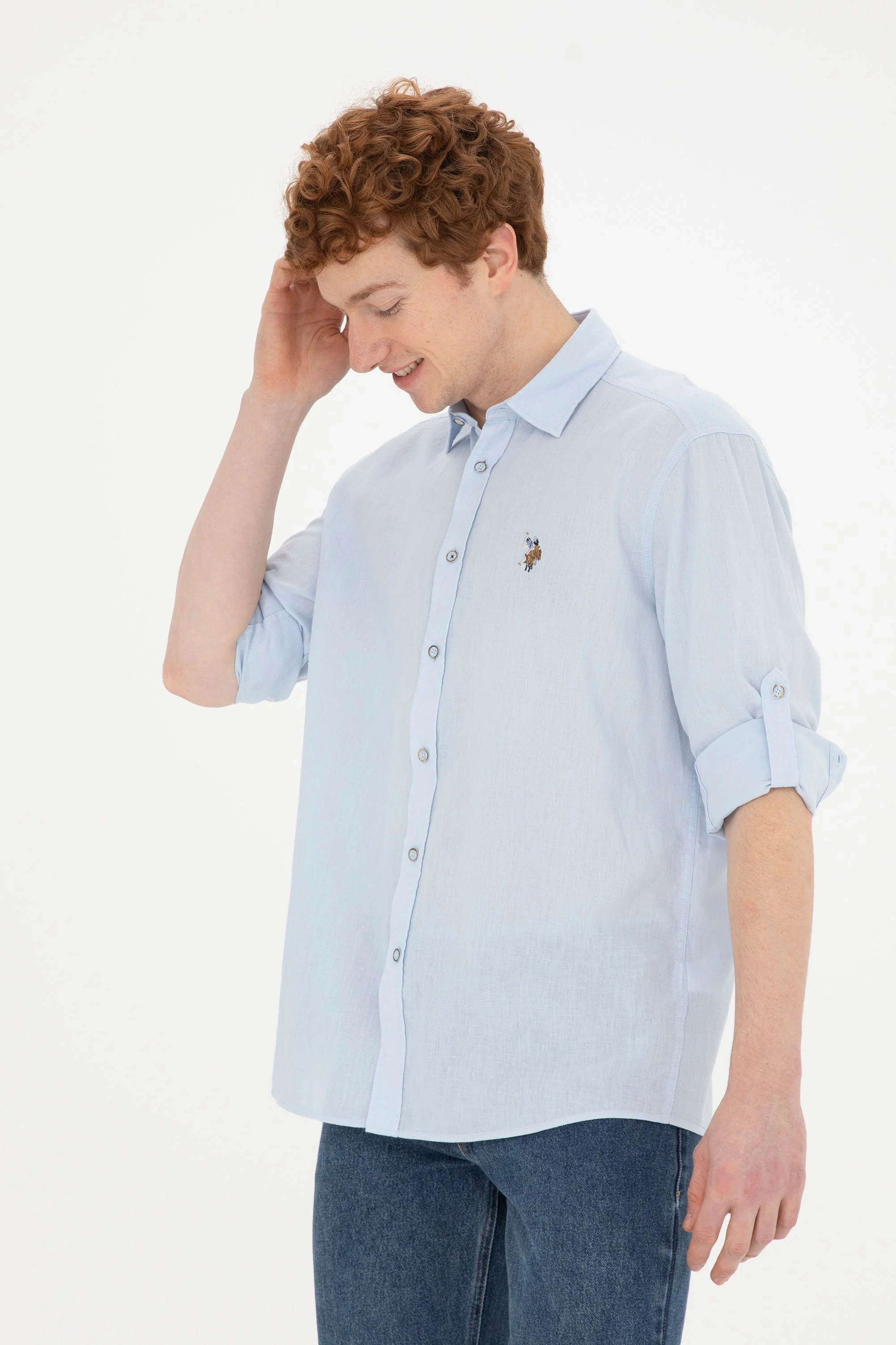 CHEMISE HOMME ENZO BLUE LIGHT - Image 3