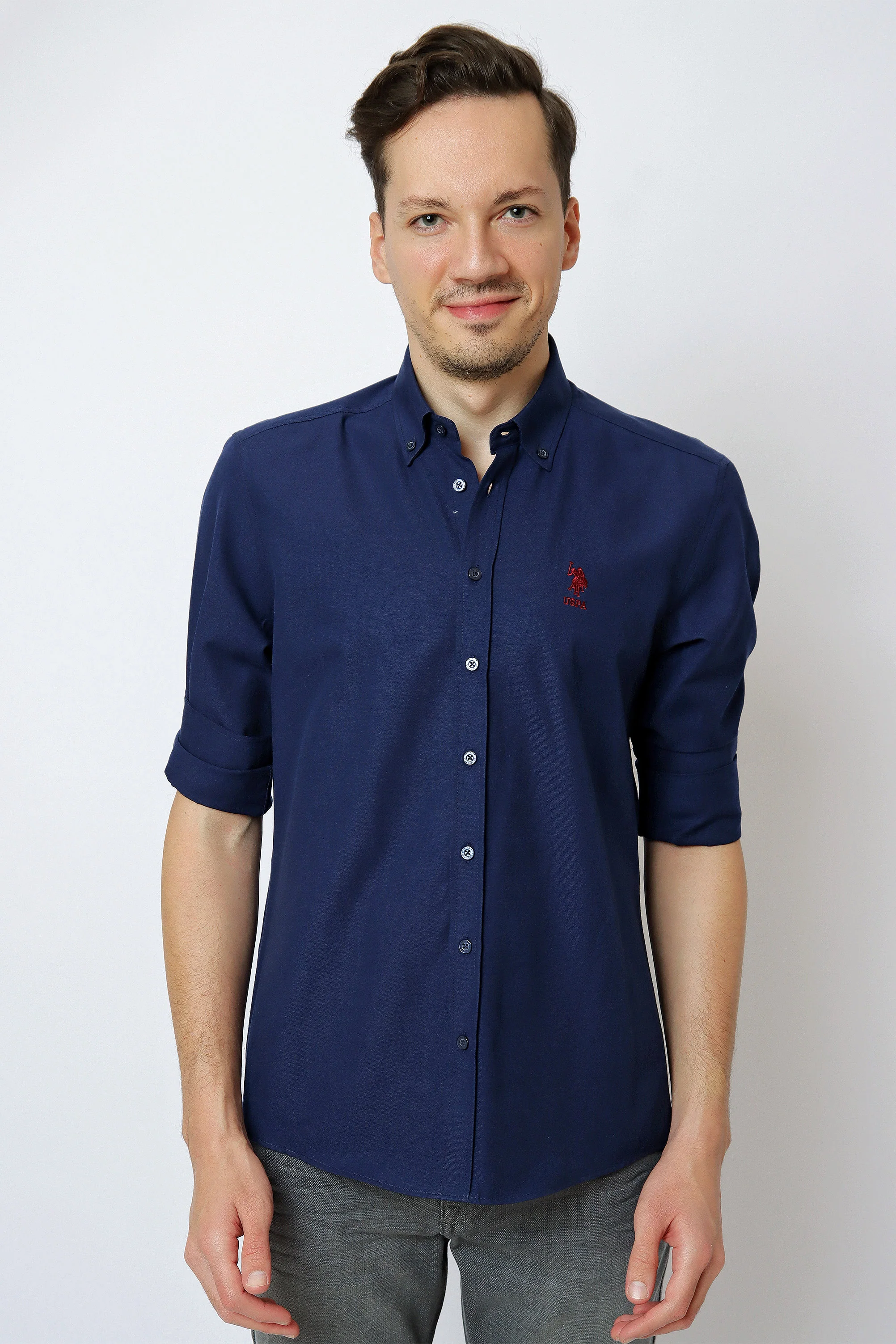 CHEMISE GOXREG BLEU MARINE