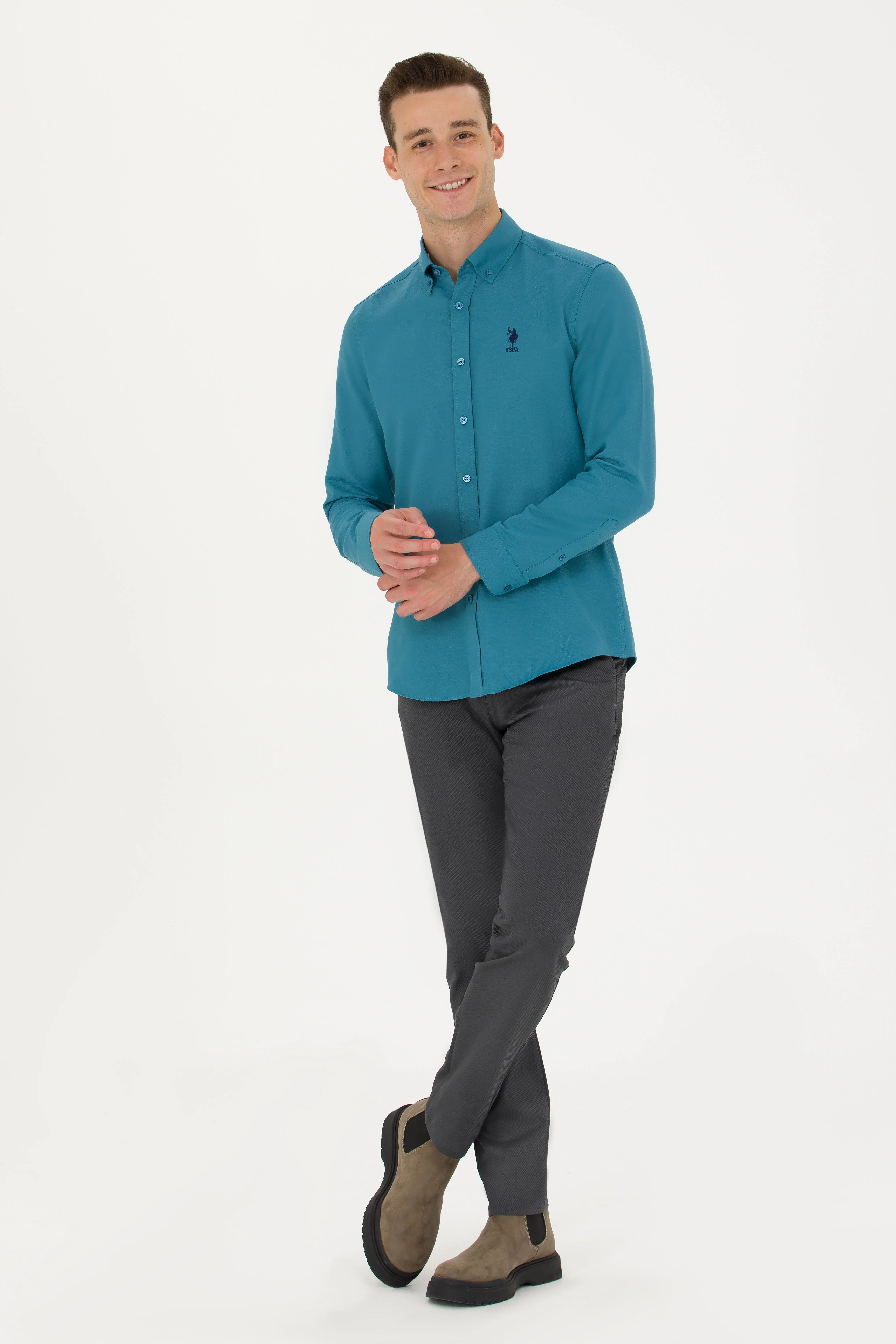 CHINOS DAMES GRIS FONCE - Image 3