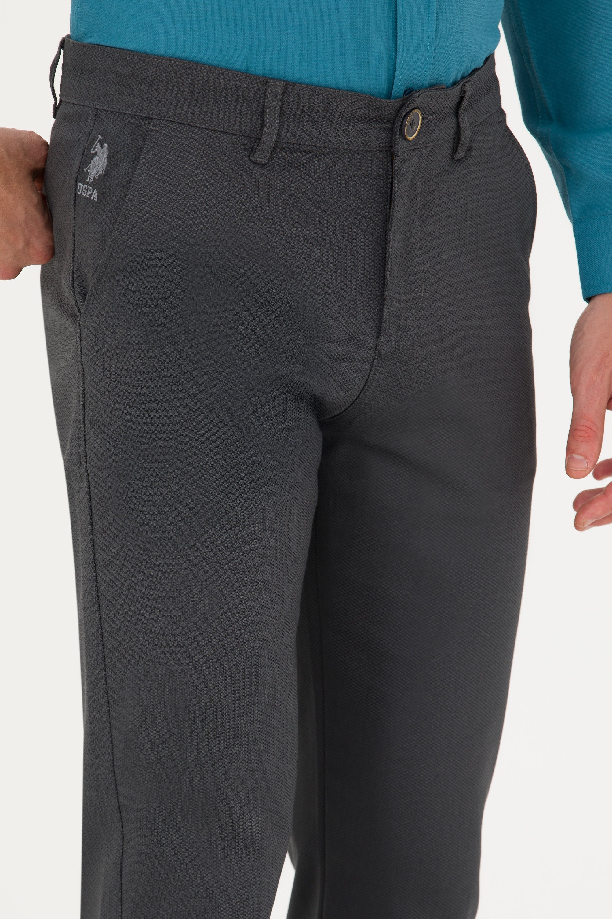 CHINOS DAMES GRIS FONCE - Image 5