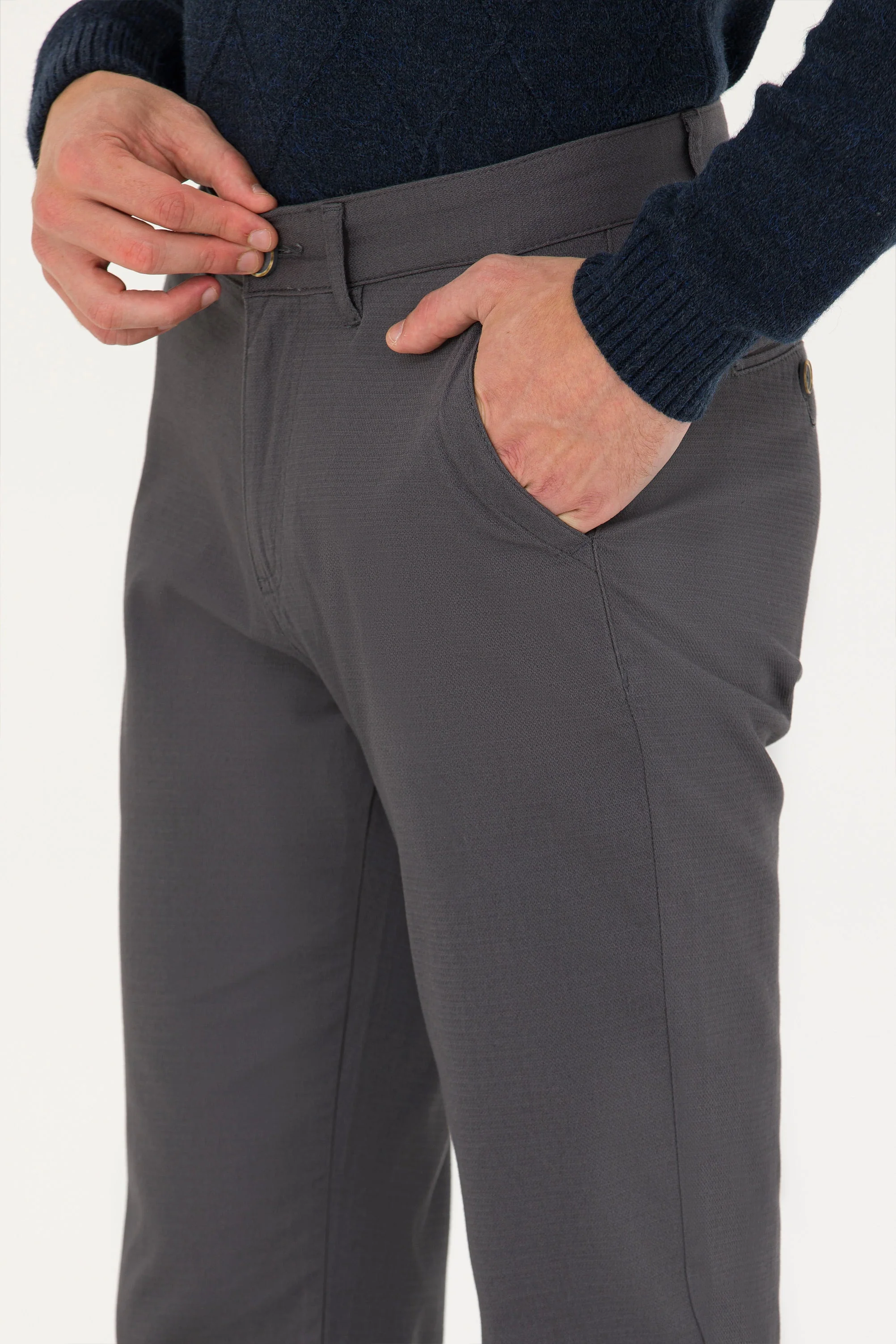 CHINOS KENZI-REG GRIS FONCE - Image 6