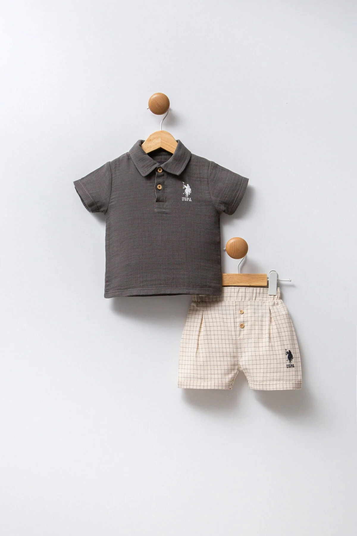 ENSEMBLE 2 PIECES BOY ANTHARCITE MELANGE