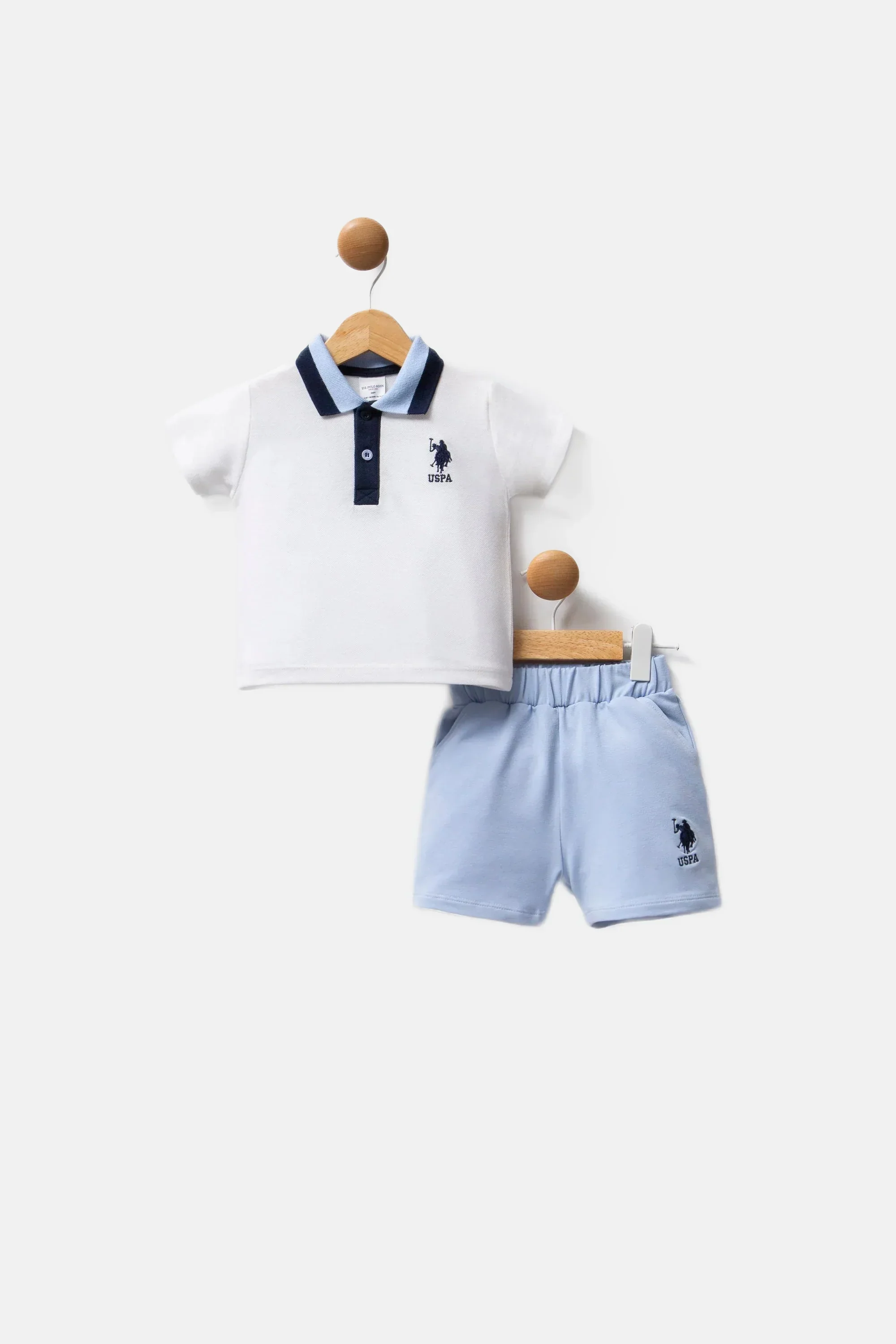 ENSEMBLE 2 PIECES BOY WHITE-BUE