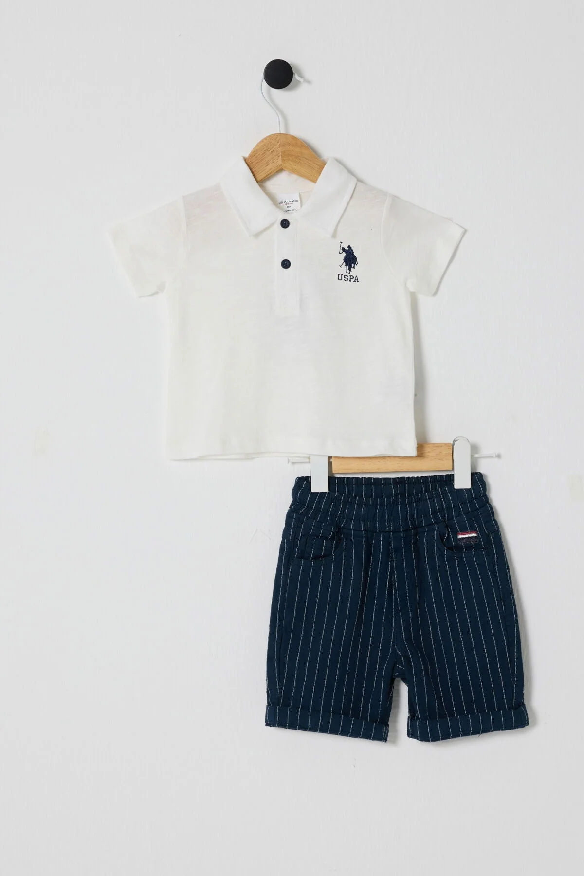 ENSEMBLE 2 PIECES BOY WHITE-BLUE