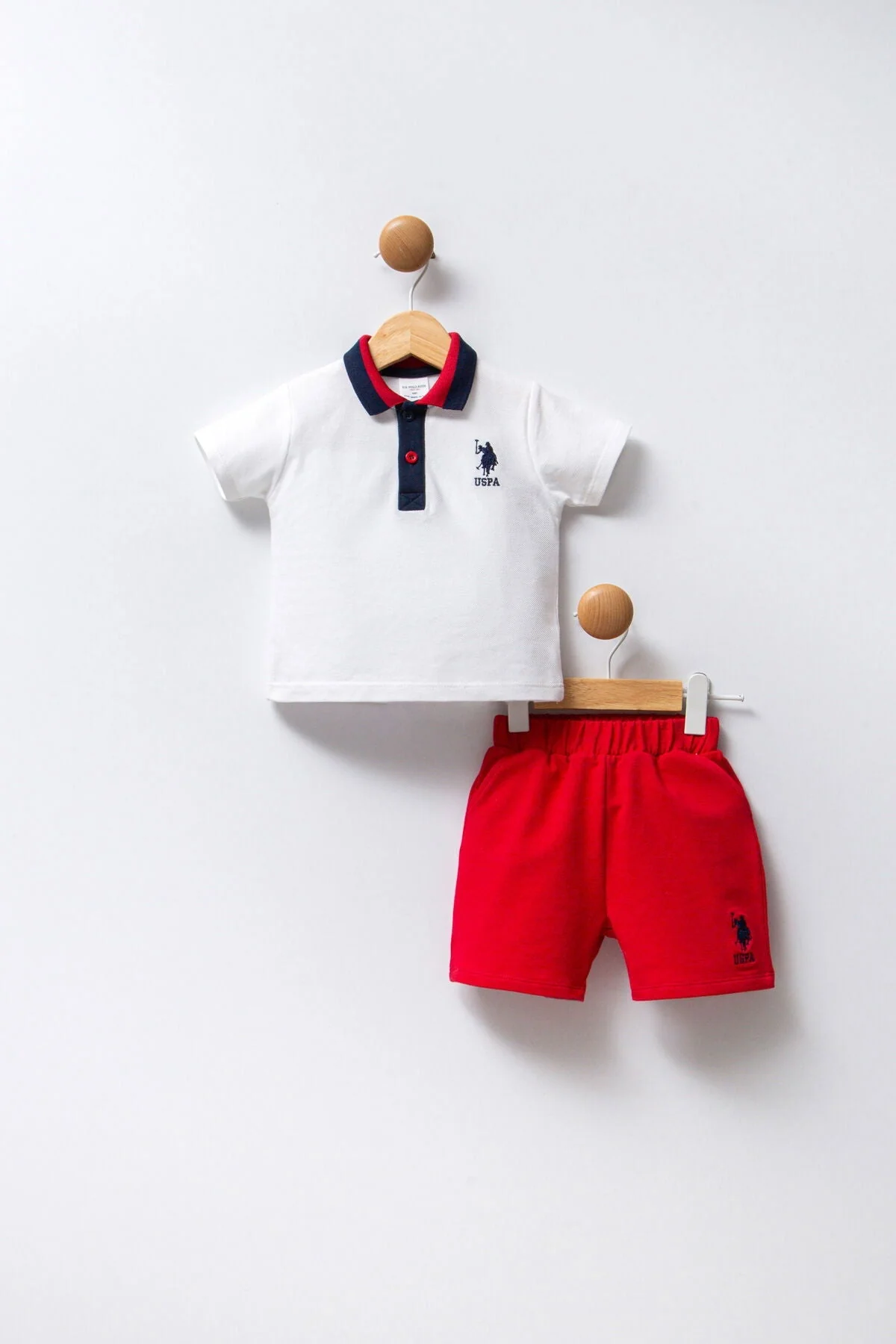 ENSEMBLE 2 PIECES BOY WHITE-RED