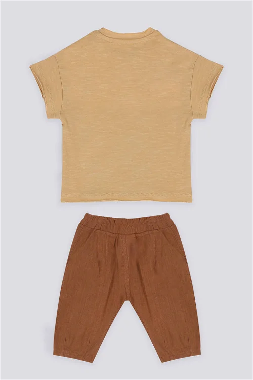 ENSEMBLE KAKI MARRON POUR BEBE - Image 4