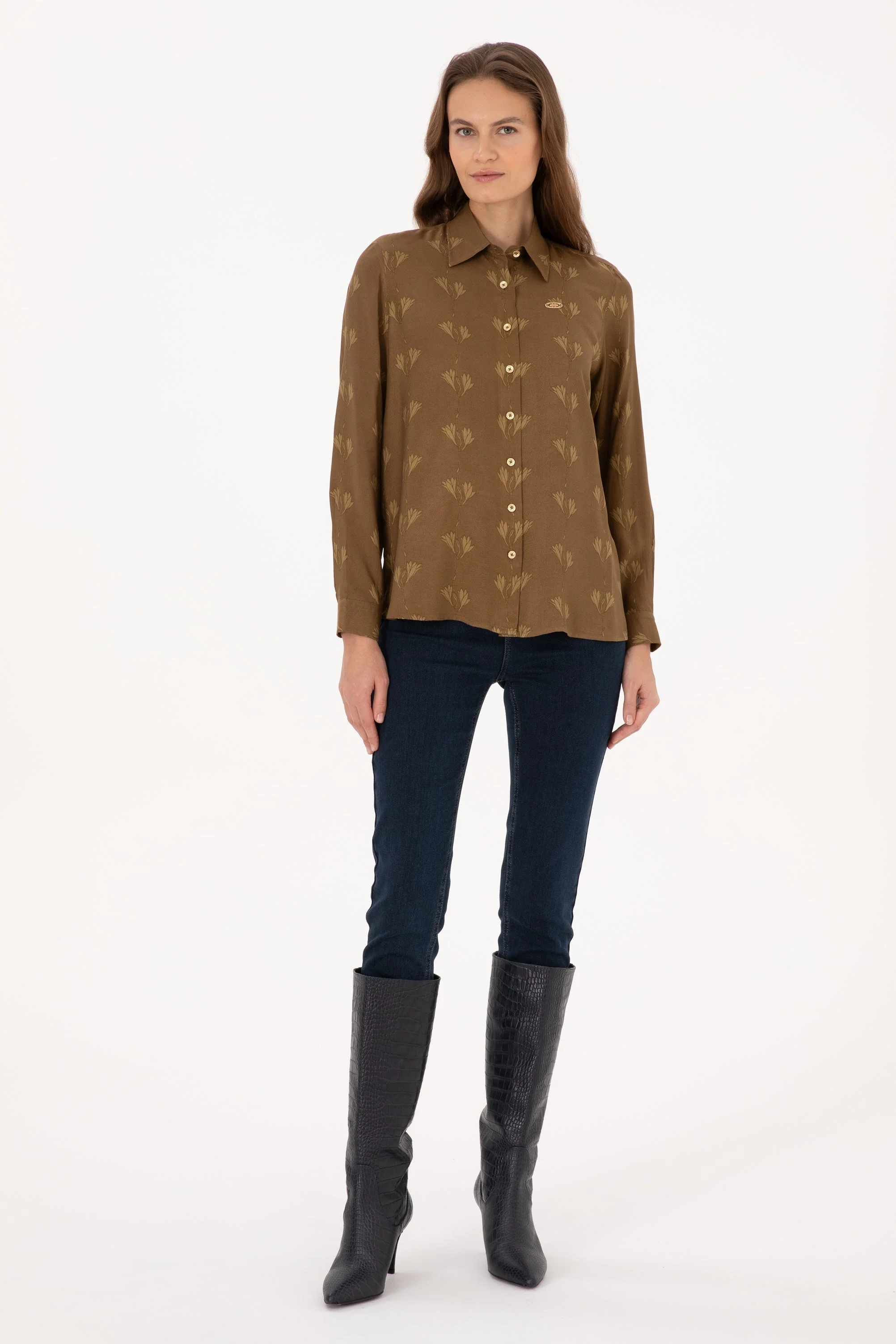 CHEMISE EDELLE GREEN MILITAIRE - Image 5