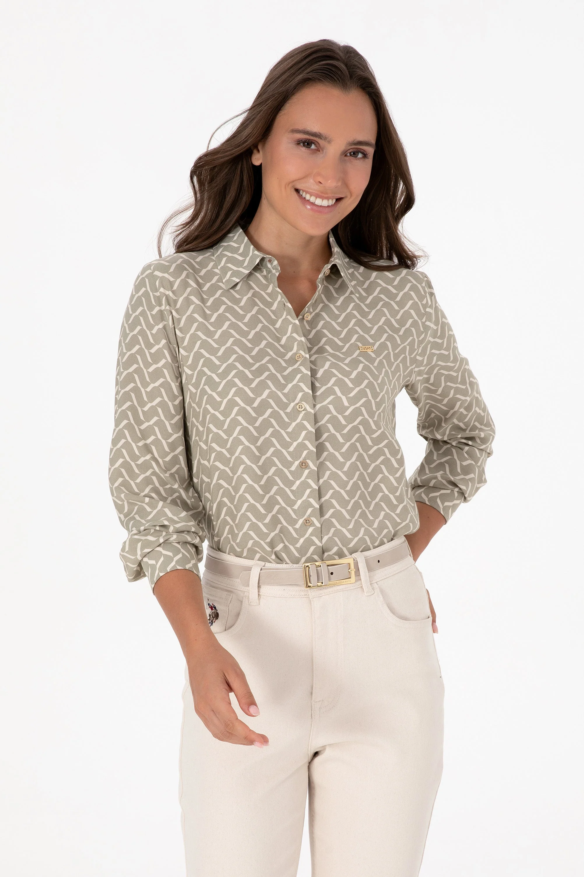 CHEMISE GRASSO GREEN LIGHTE - Image 3