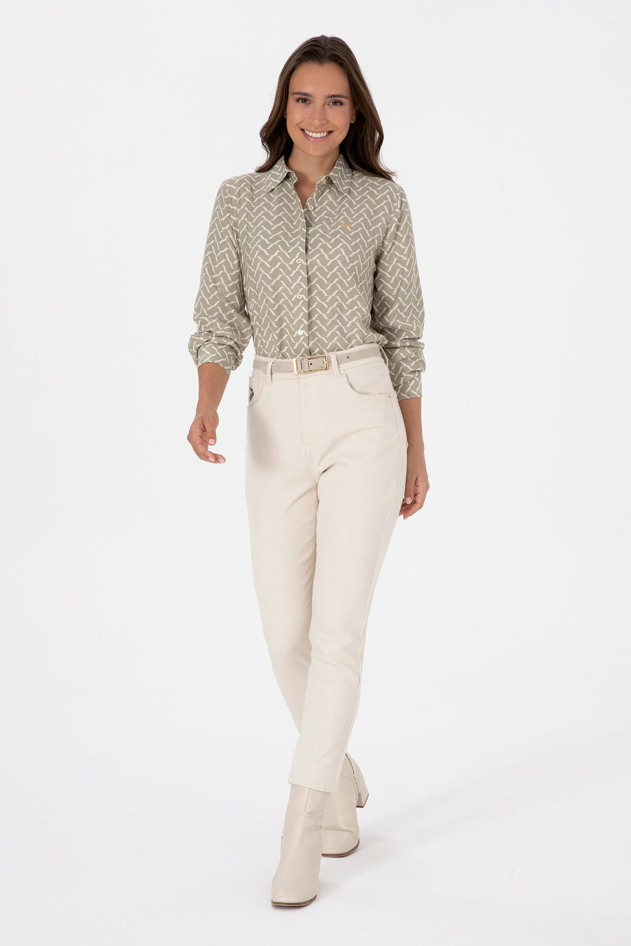 CHEMISE GRASSO GREEN LIGHTE - Image 5