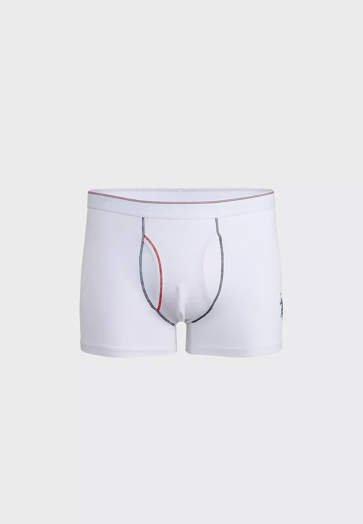 LOT DE 02 BOXERS HOMME STRETCH BRIEF BLANC GRIS-MELANGE - Image 3