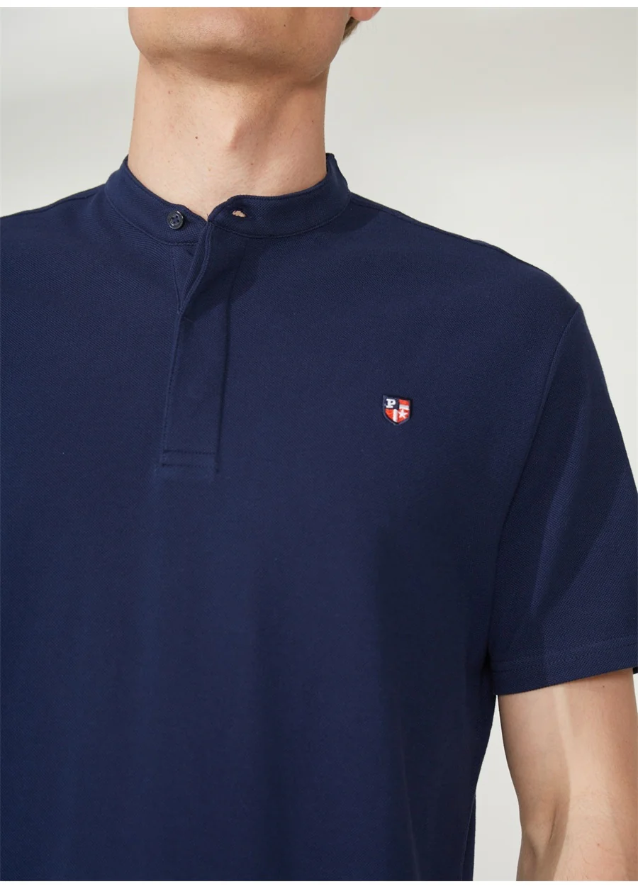 POLO A COL OFFICIER BLEU MARINE SANCHO - Image 5