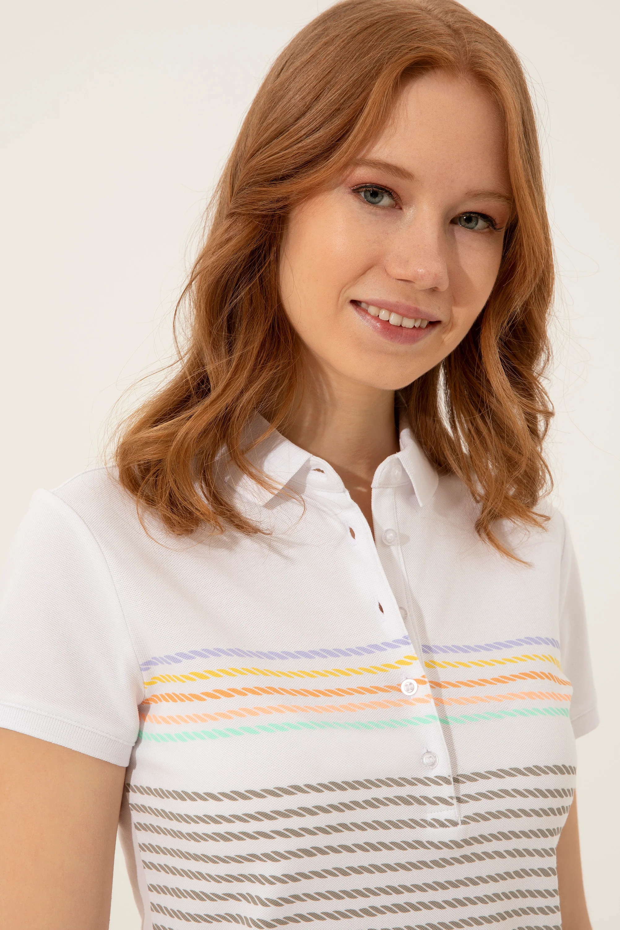 POLO BLANC �� TEXTURE GADE - 1360141VR027 - Image 3