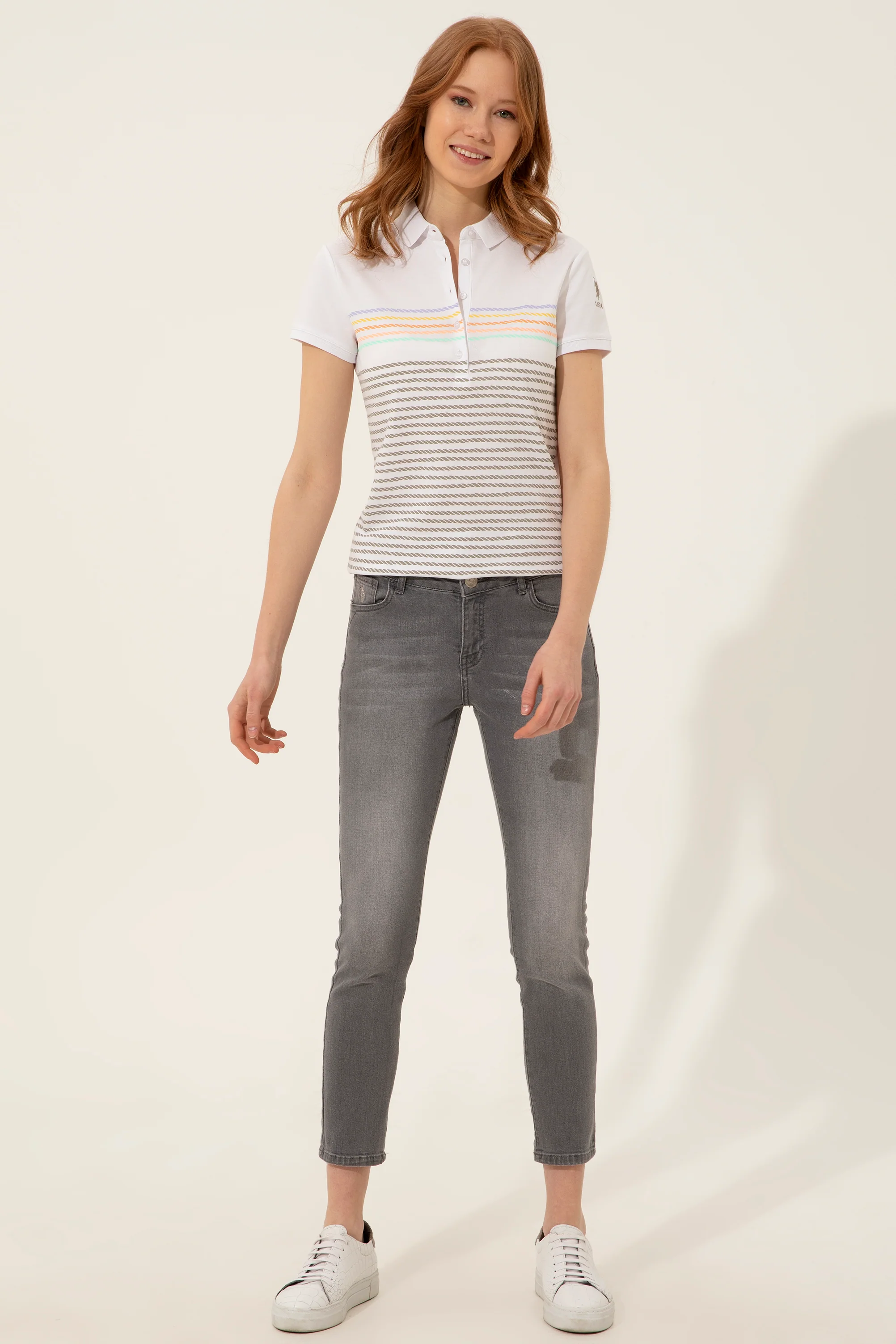 POLO BLANC �� TEXTURE GADE - 1360141VR027 - Image 4