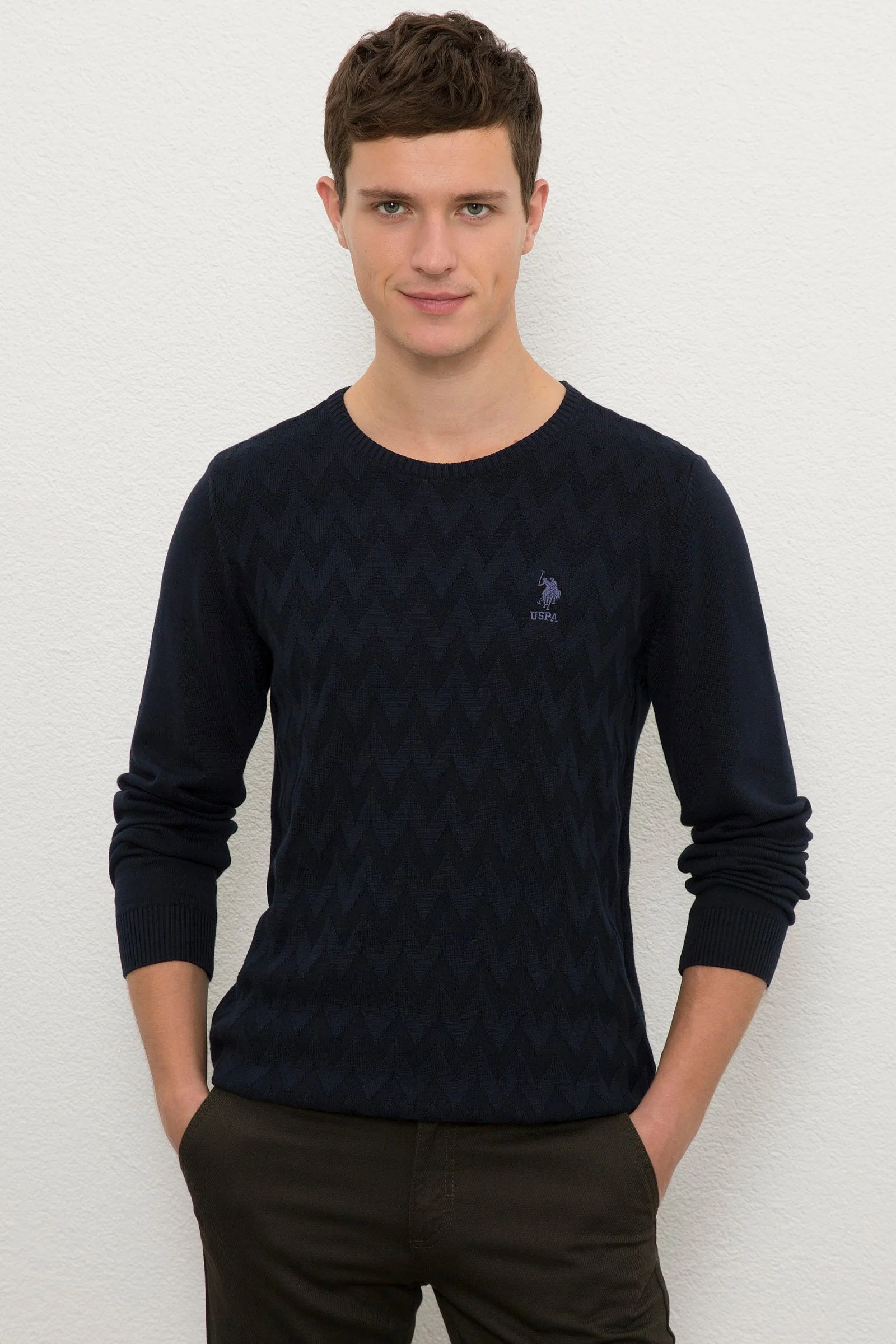 PULL HOMME FORREST BLEU MARINE