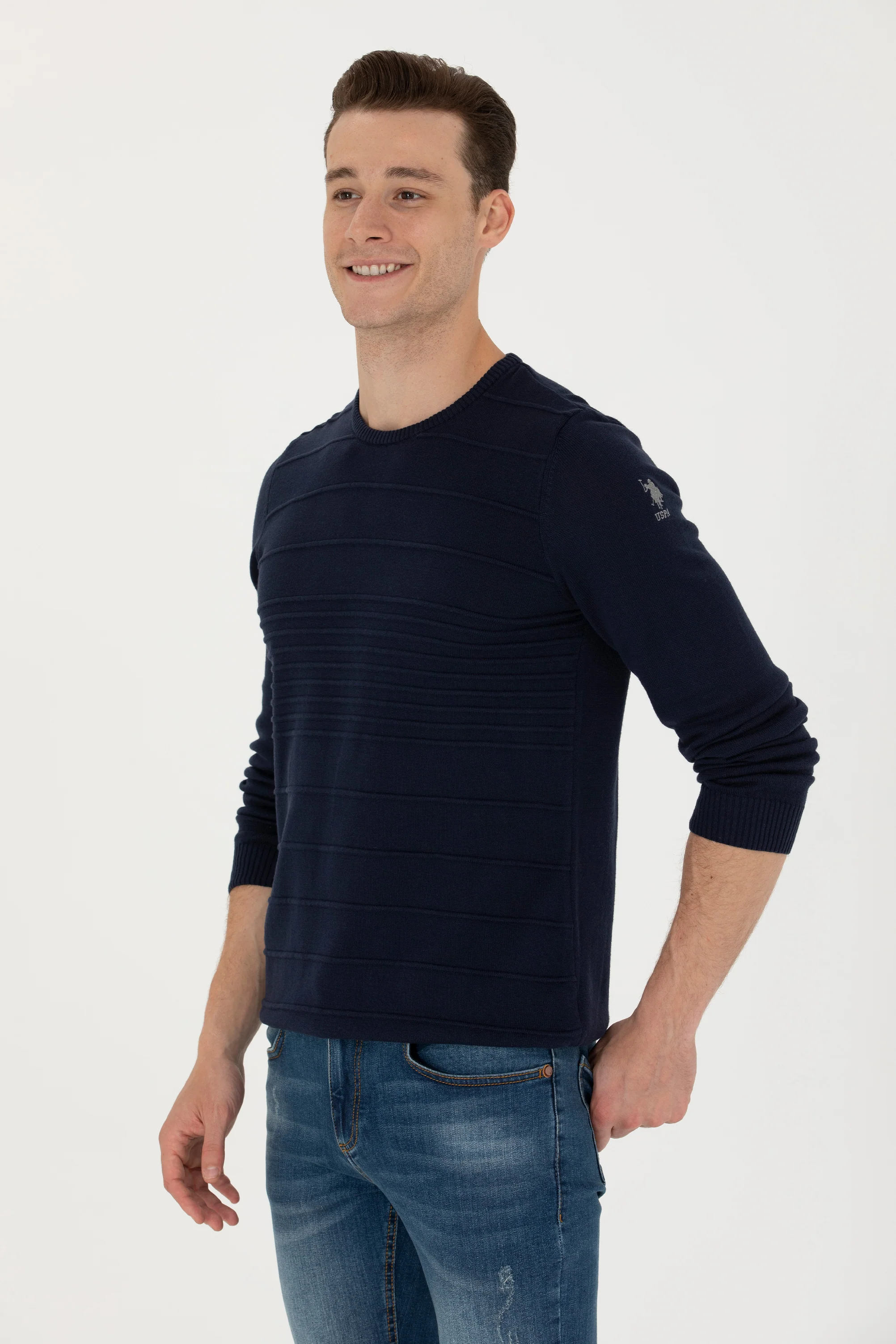PULL PORTER BLEU MARINE - Image 3