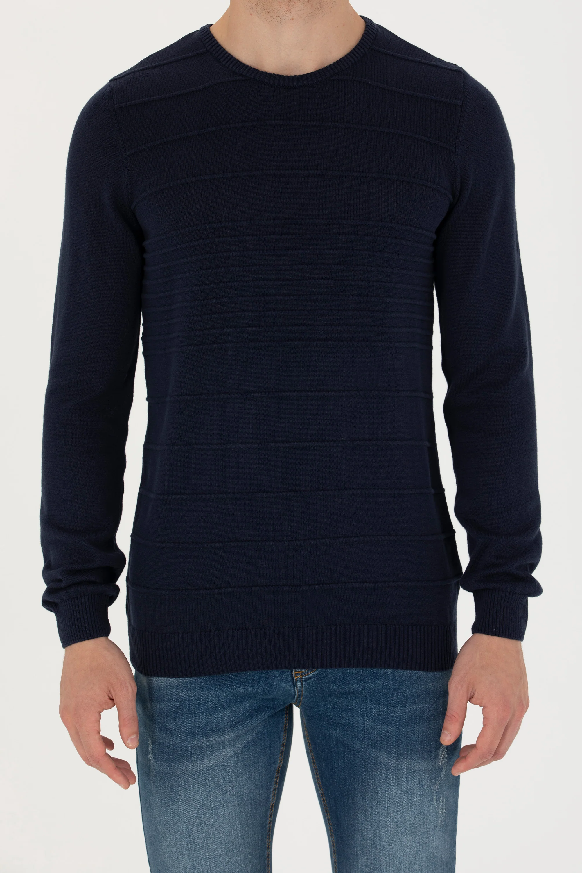 PULL PORTER BLEU MARINE - Image 4