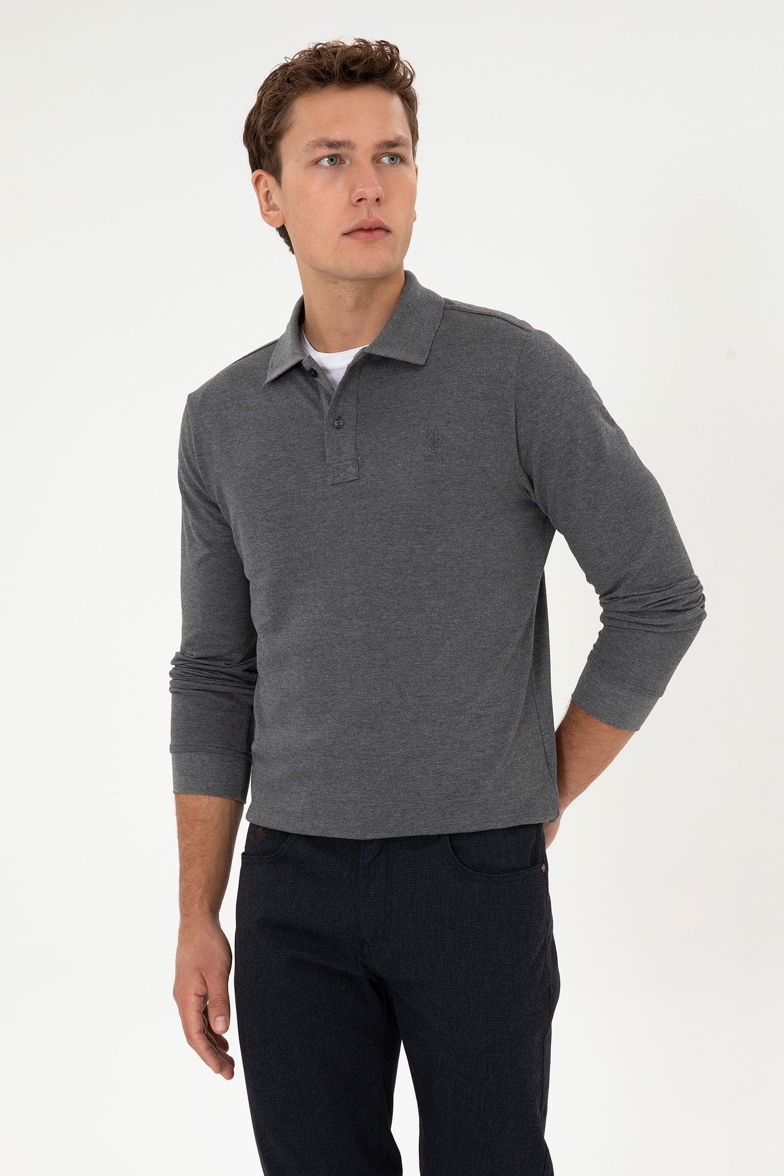 SWEAT-SHIRT TP01 GREY ANTHRACITE