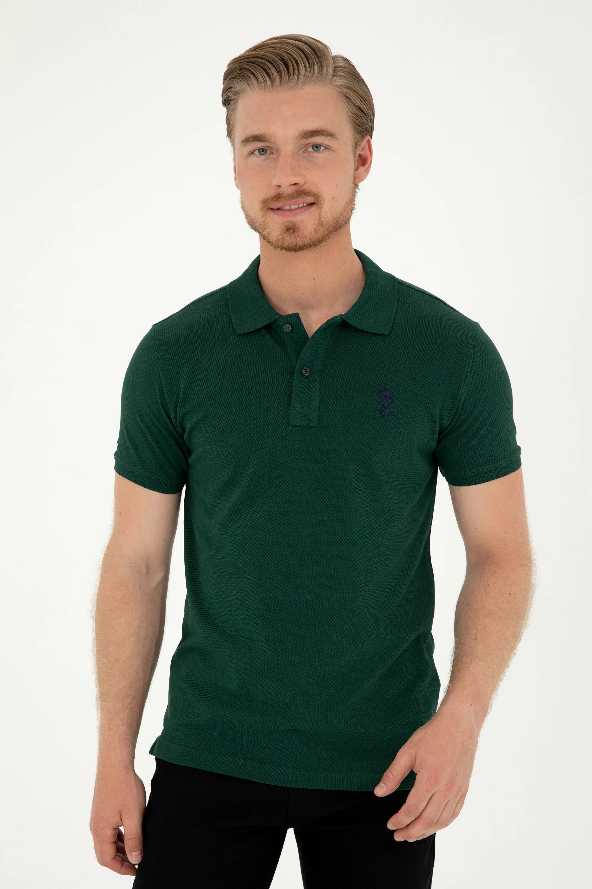 T-SHIRT BASIC TP04 VERT FONCE - Image 3