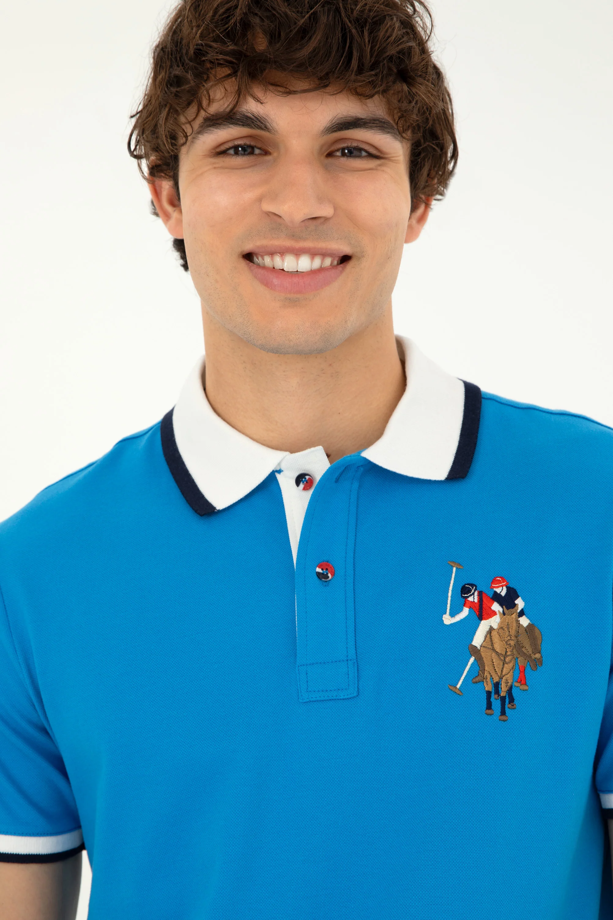 T-SHIRT HOMME SD01 BLUE - Image 2