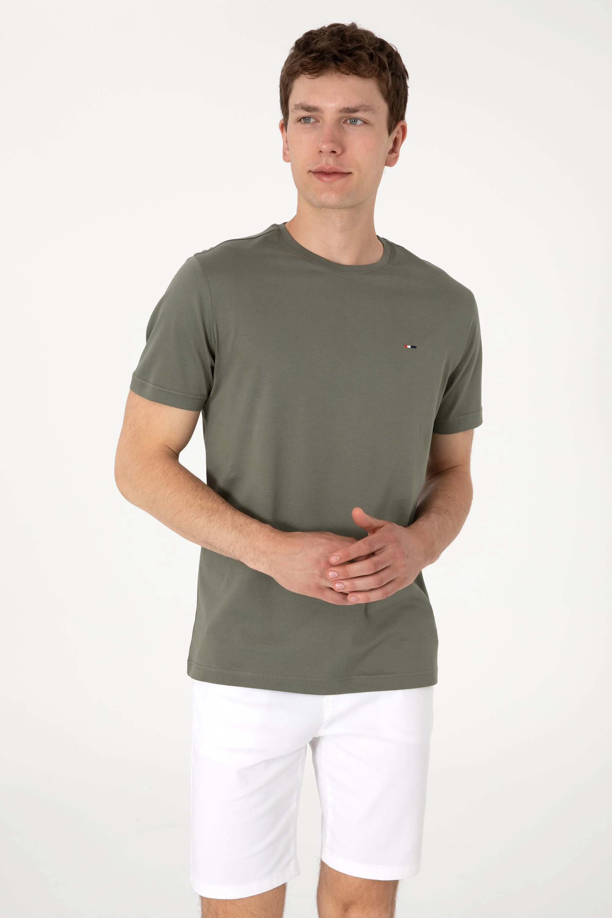 T-SHIRT TS03 DARK KHAKI - Image 3