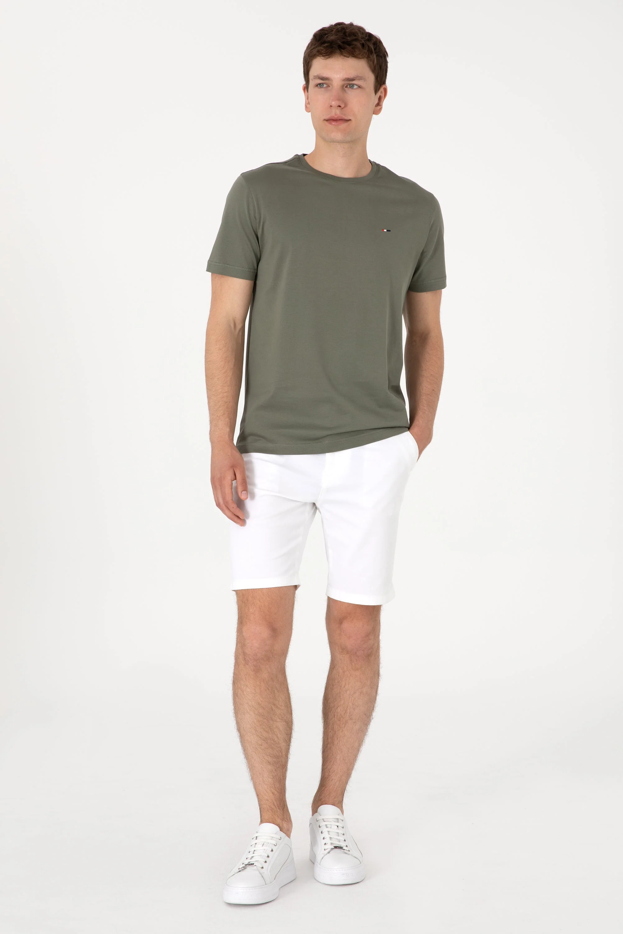 T-SHIRT TS03 DARK KHAKI - Image 4