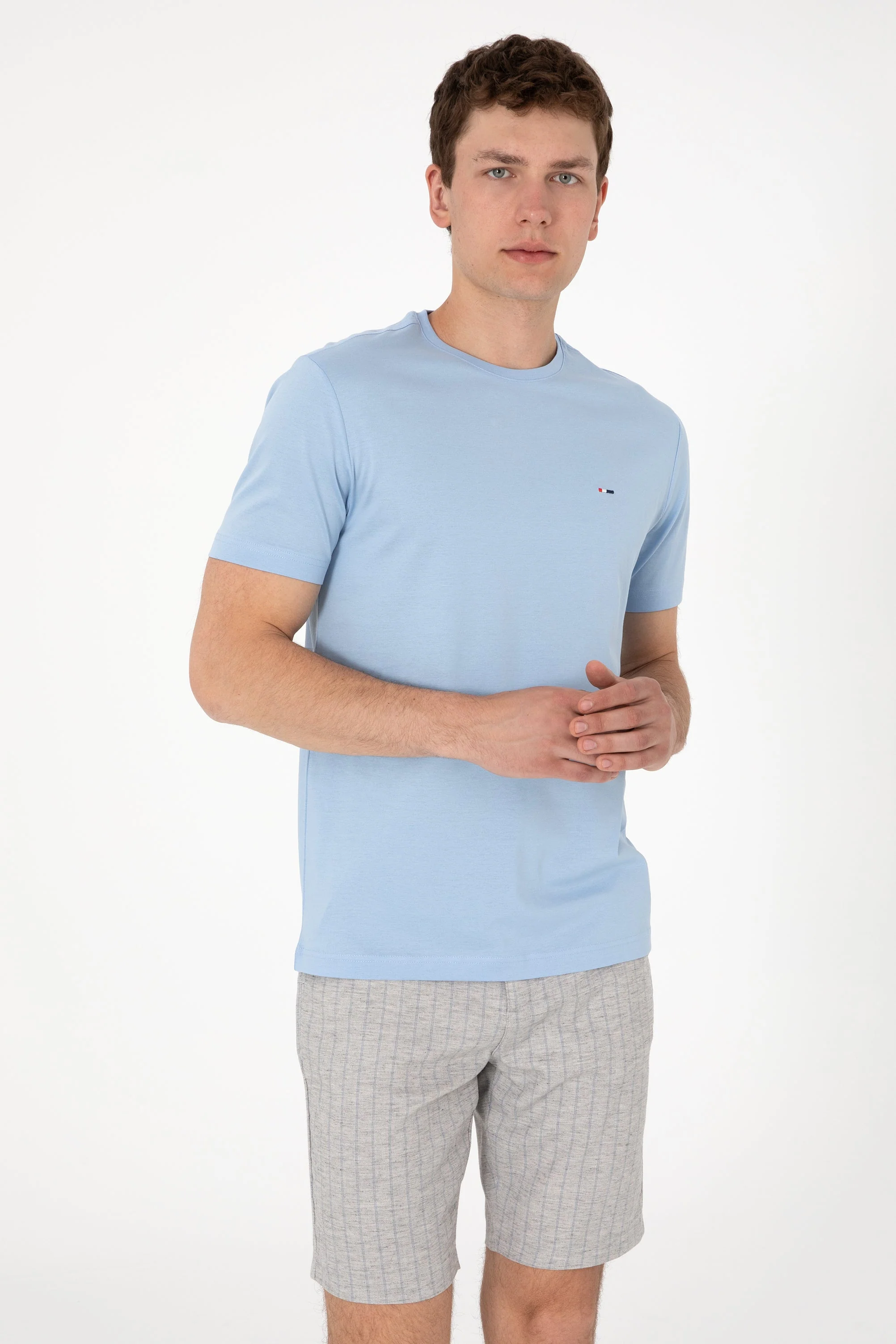 T-SHIRT TS03 LIGHT BLUE - Image 3