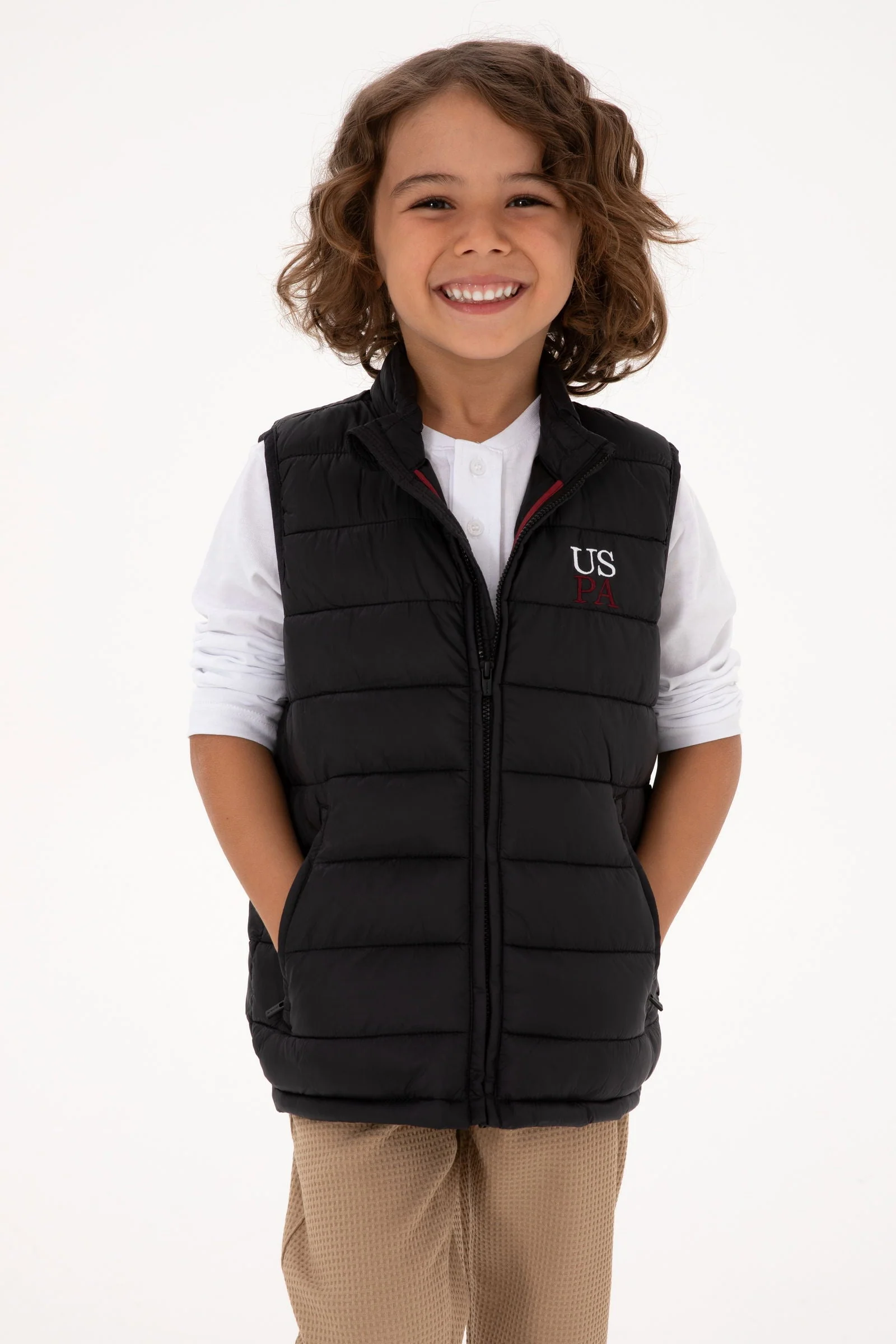 VESTE SANS MANCHES BLACK POUR GARCON
