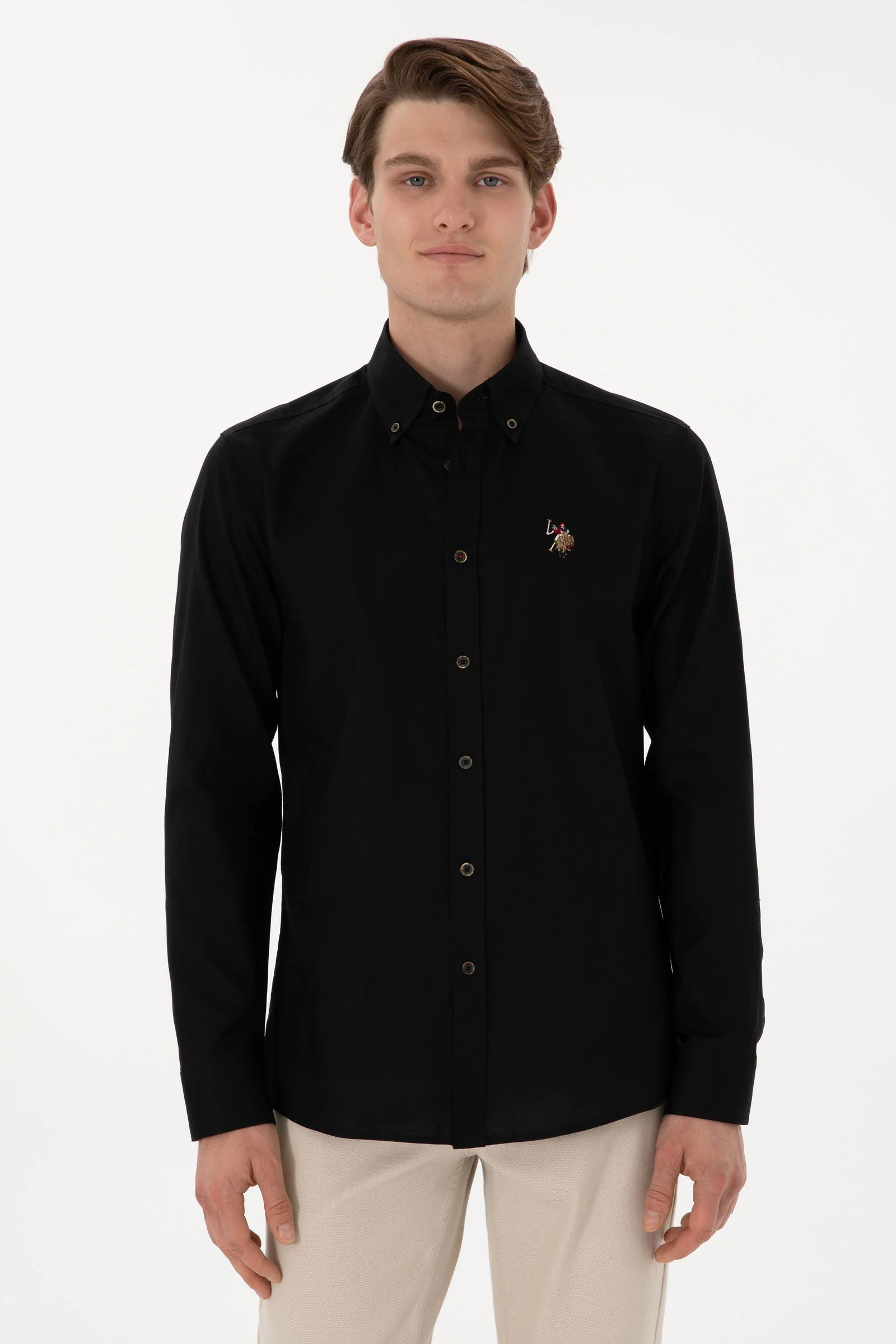 WOVEN SHIRT CEDCOLOR BLACK