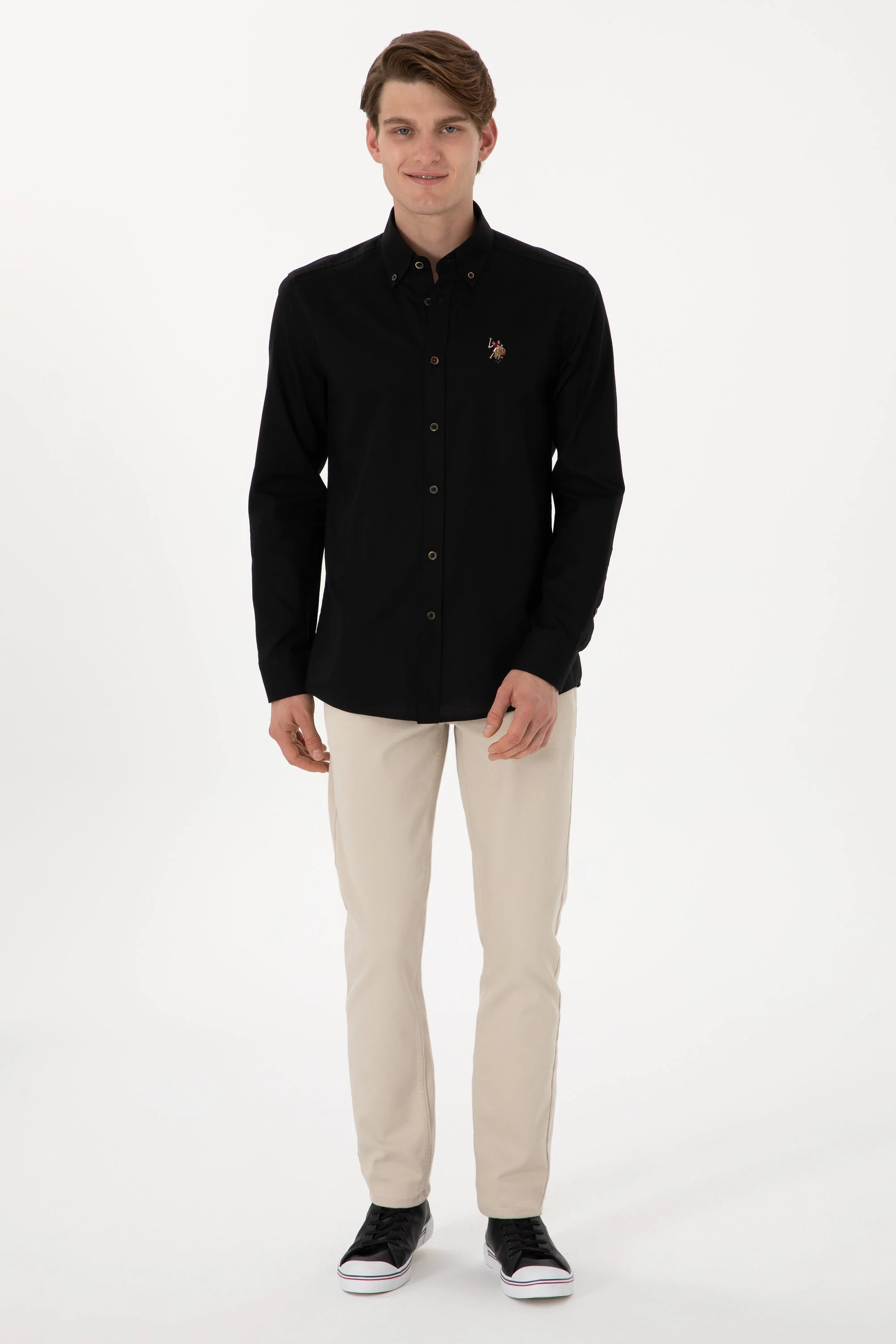 WOVEN SHIRT CEDCOLOR BLACK - Image 4