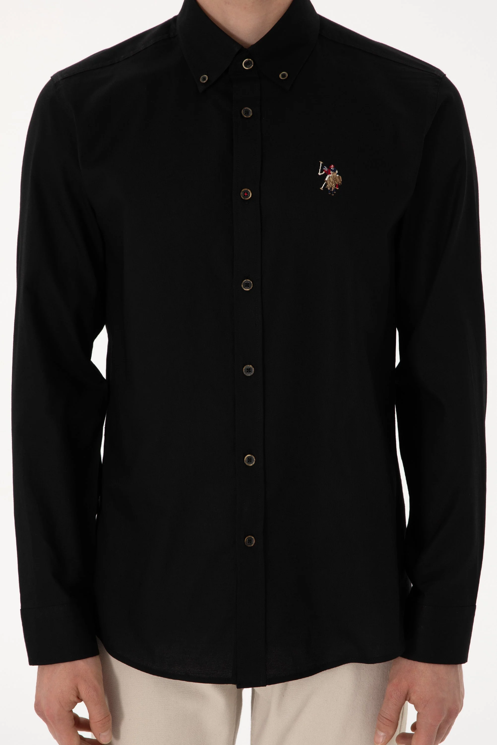 WOVEN SHIRT CEDCOLOR BLACK - Image 6