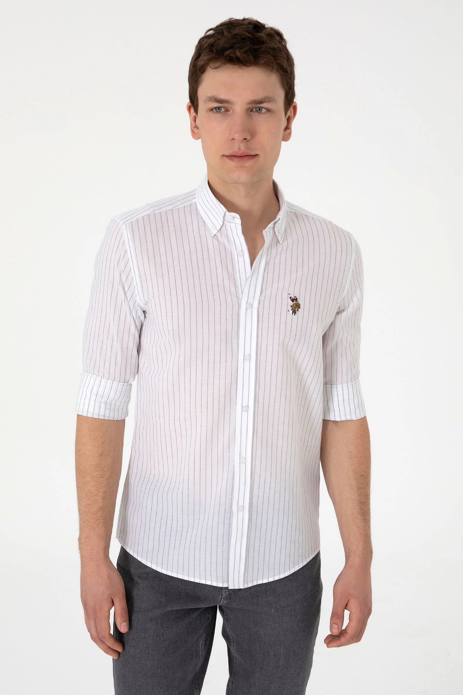 WOVEN SHIRT HARLEM WHITE