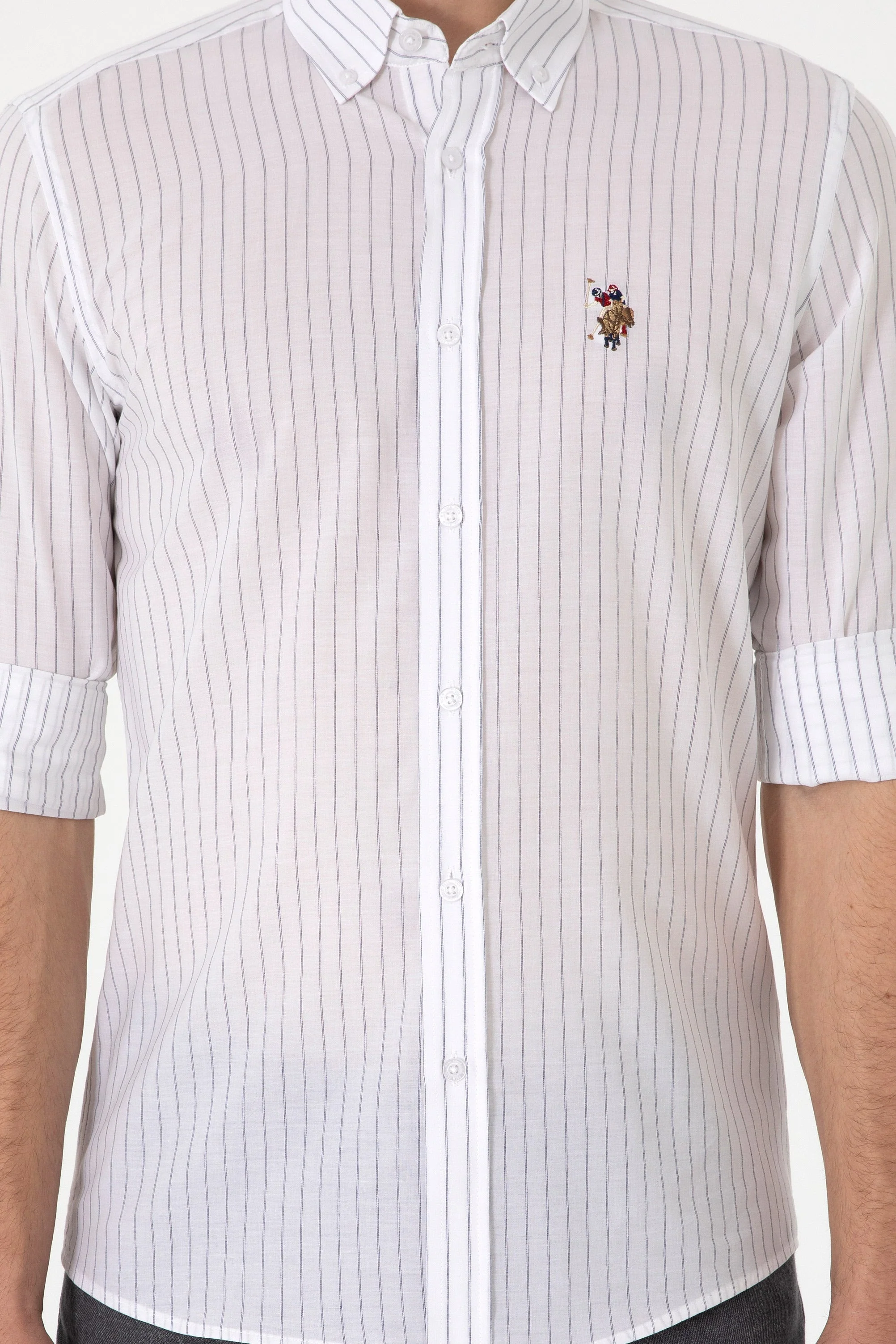 WOVEN SHIRT HARLEM WHITE - Image 6