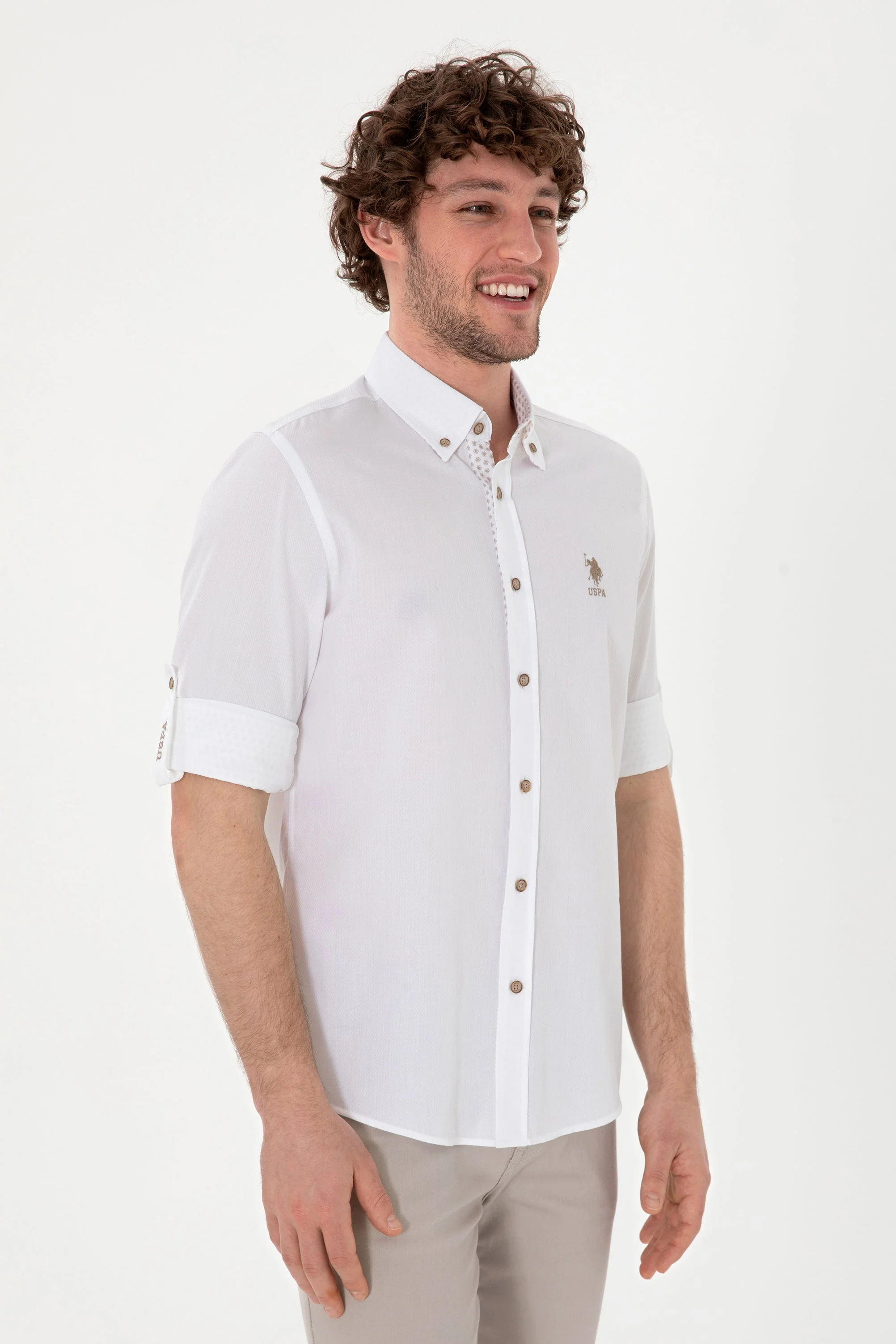 WOVEN SHIRT SUZANNA WHITE - Image 3